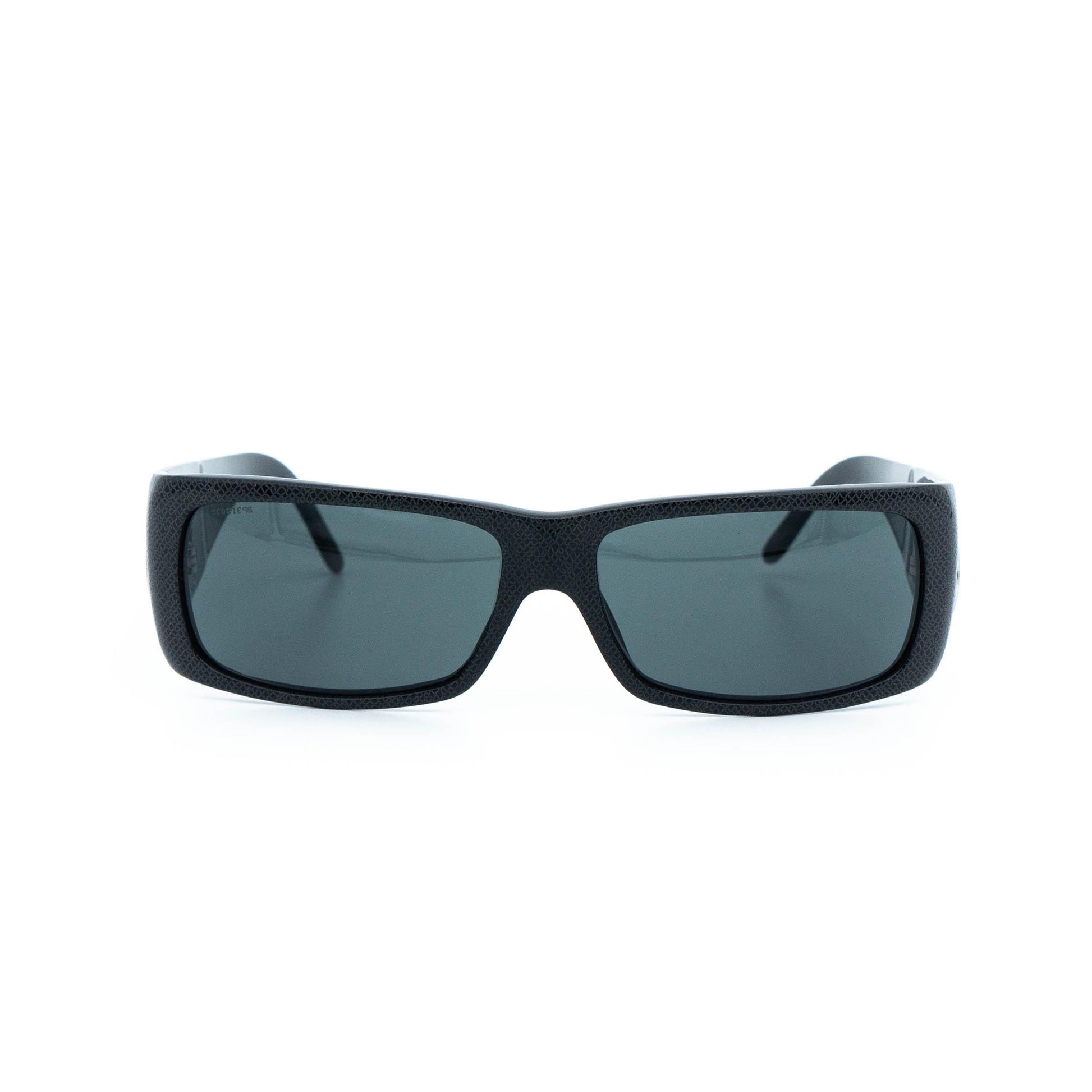 PRADA SPR 11H black rectangular vintage sunglasses