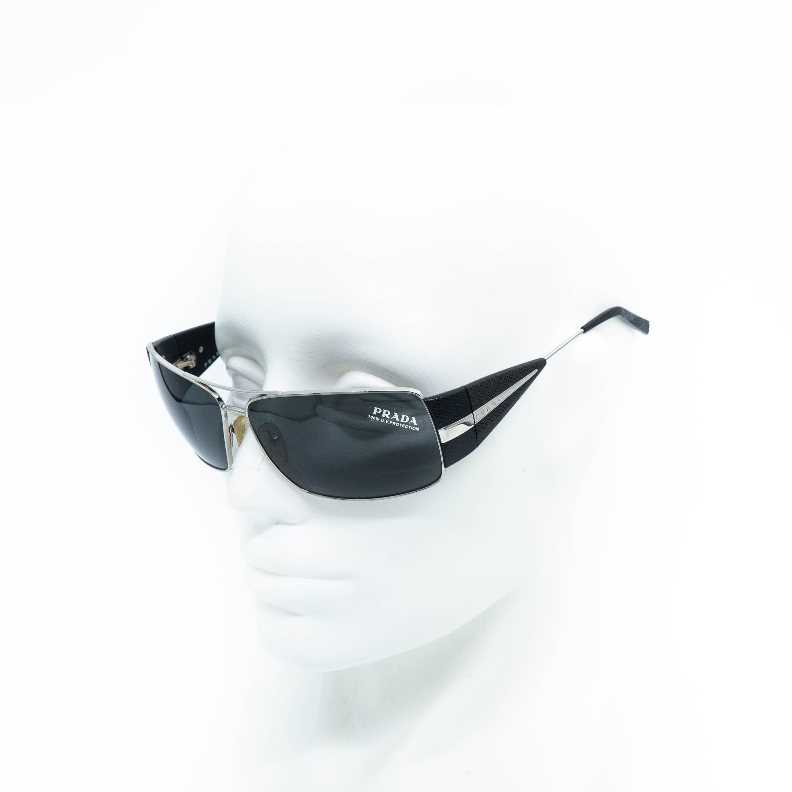 PRADA SPR 55H Black Sunglasses Vintage – LAVINTA PRADA SPR 55H Black Sunglasses Vintage – LAVINTA
