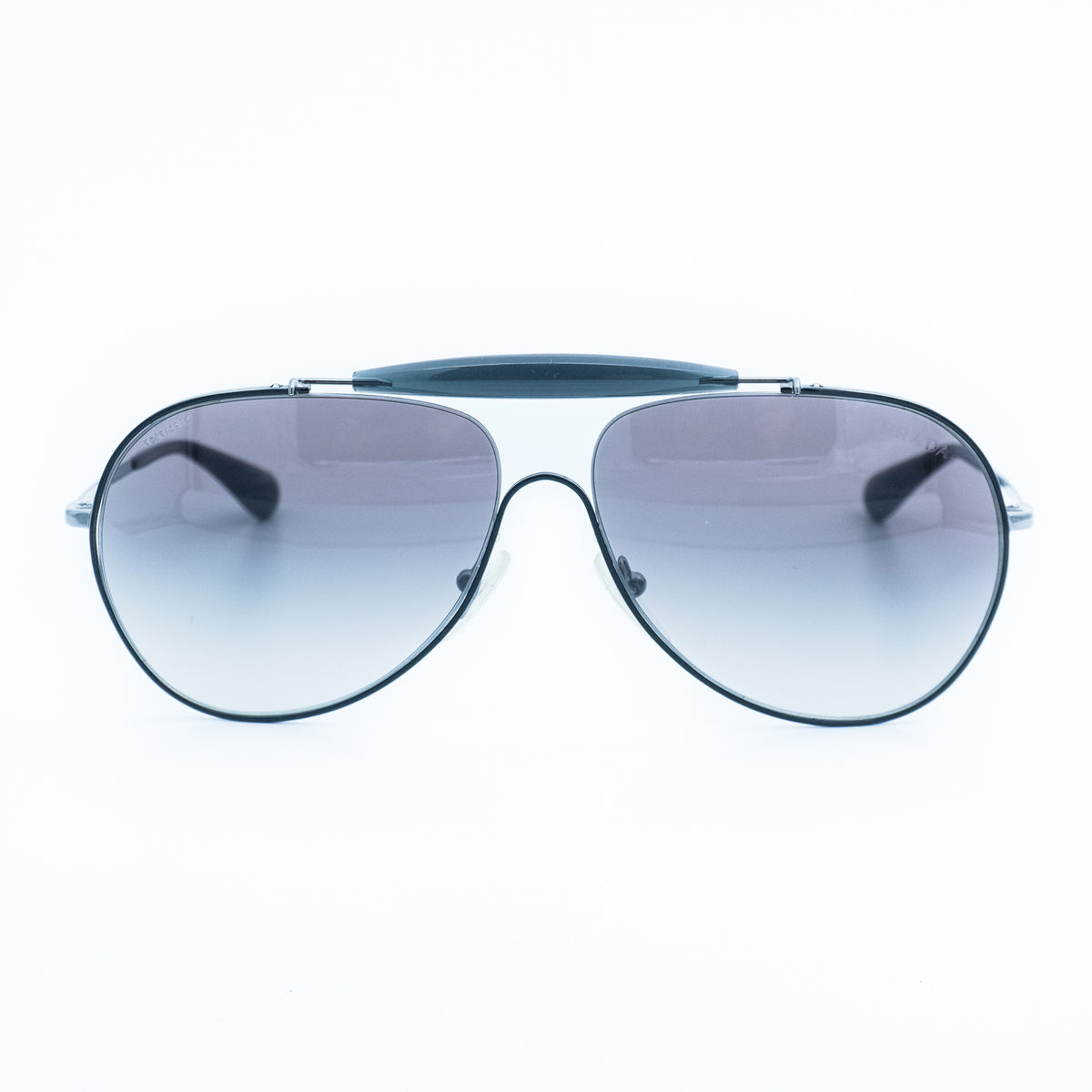 PRADA SPR 56S Aviator Black Sunglasses Vintage