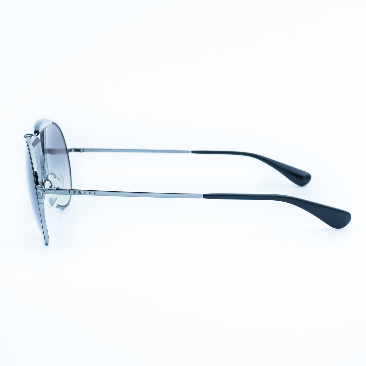 PRADA SPR 56S Aviator Black Sunglasses Vintage