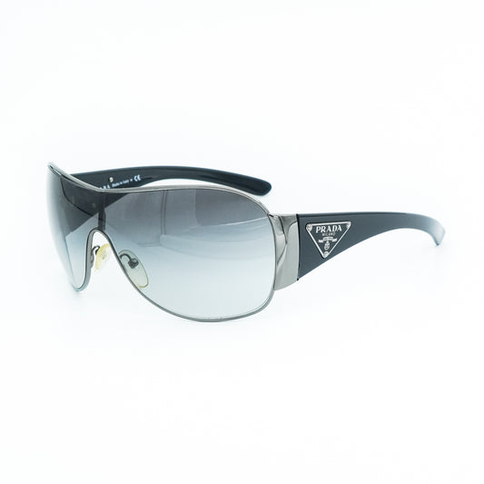 PRADA SPR 57L Black Shield Mask Sunglasses Vintage