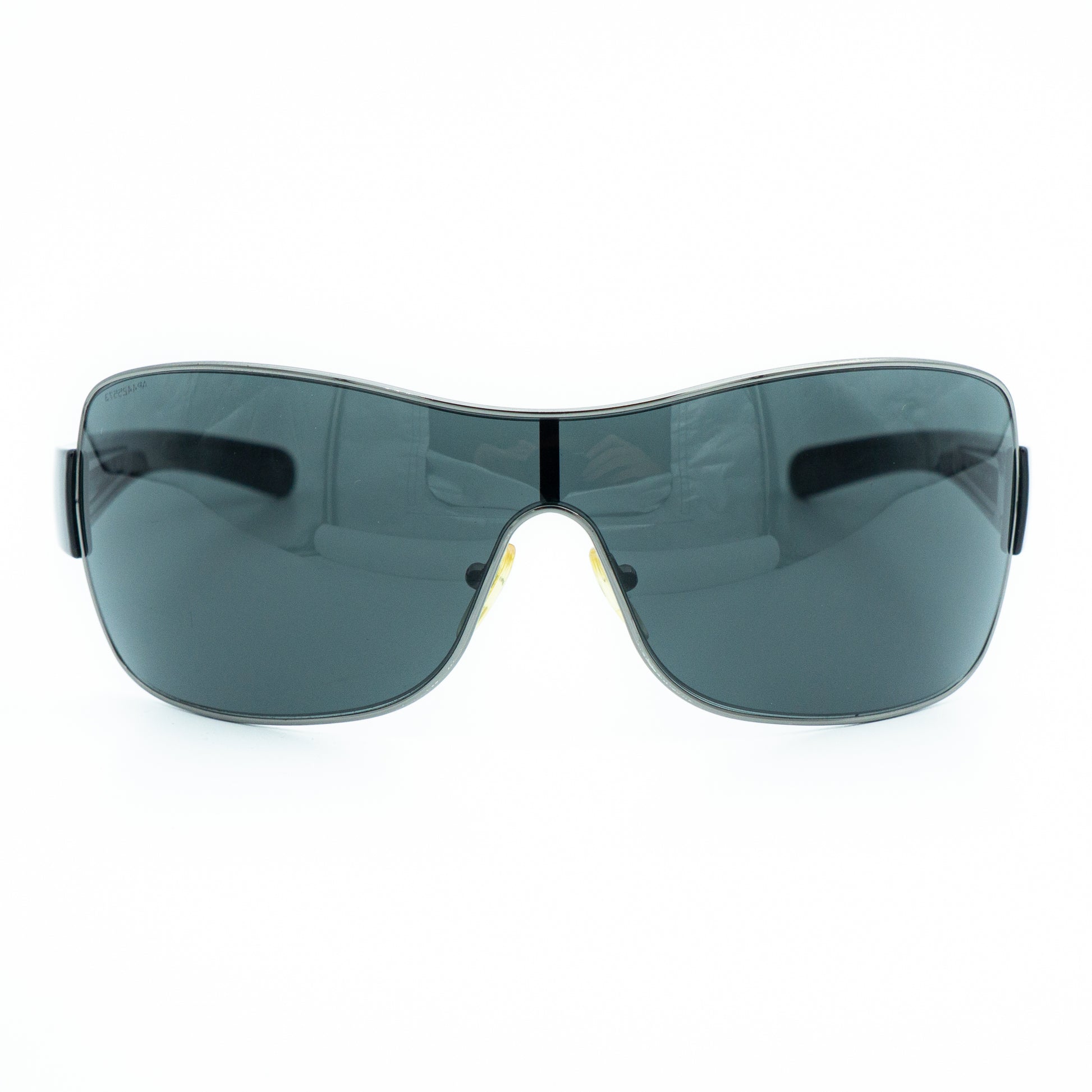 PRADA SPS57G Black Shield Mask Sunglasses Vintage
