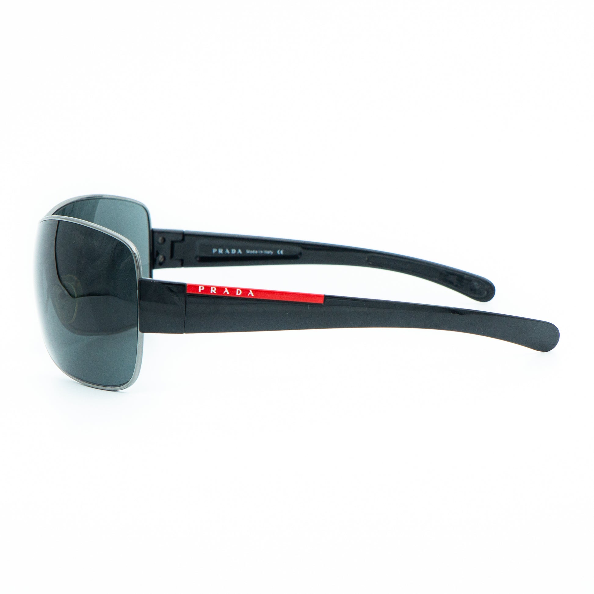 PRADA SPS57G Black Shield Mask Sunglasses Vintage