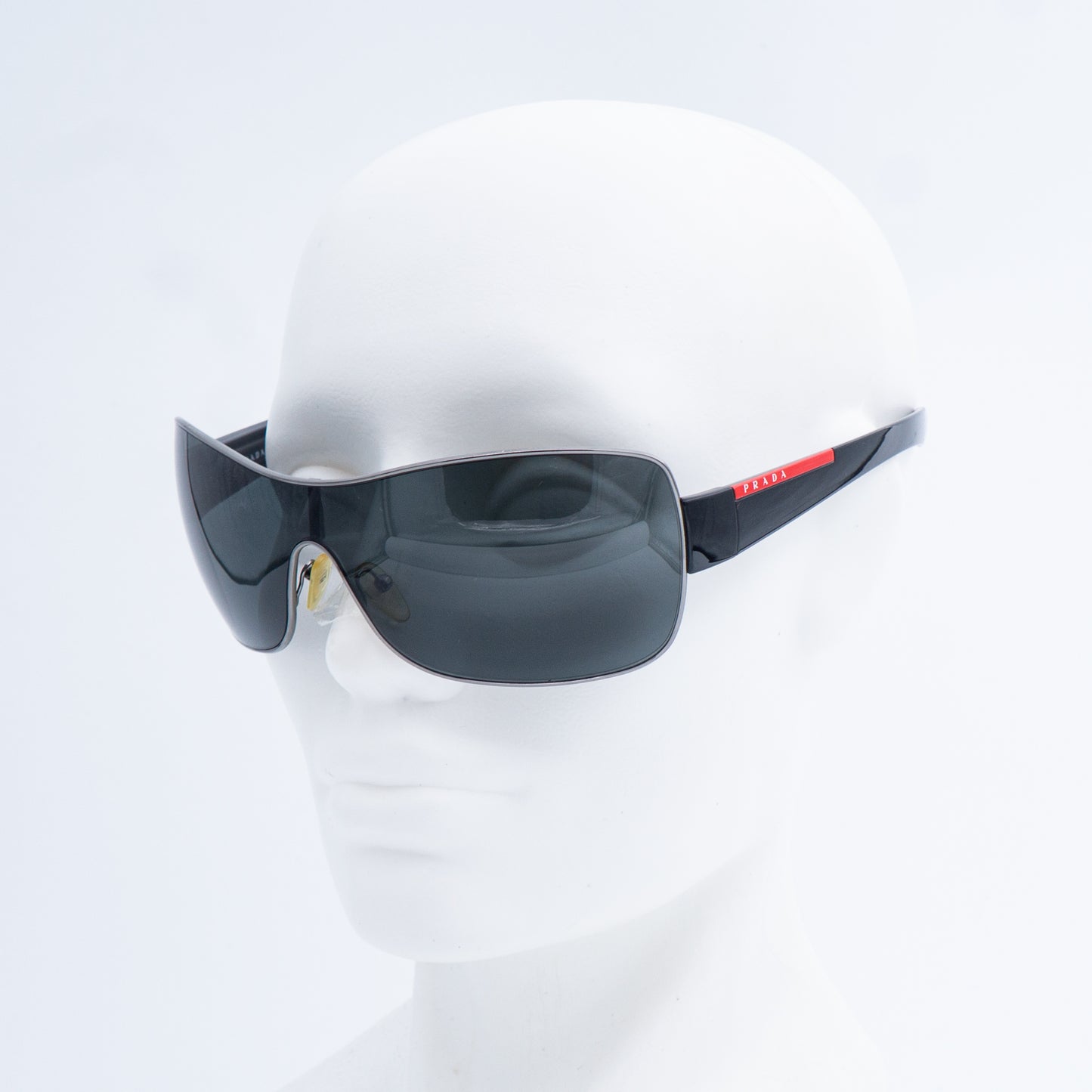 PRADA SPS57G Black Shield Mask Sunglasses Vintage