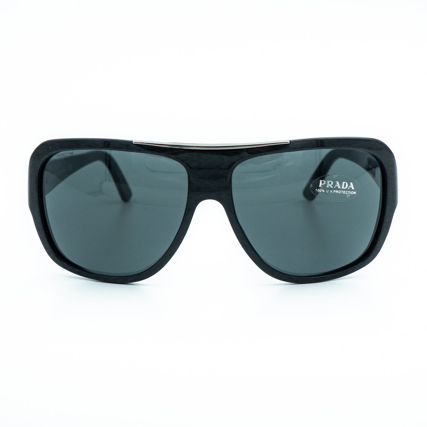 Prada SPR17L Black Mask Sunglasses Vintage