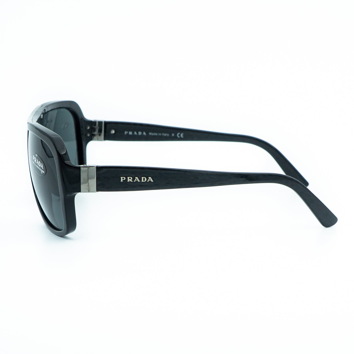 Prada SPR17L Black Mask Sunglasses Vintage