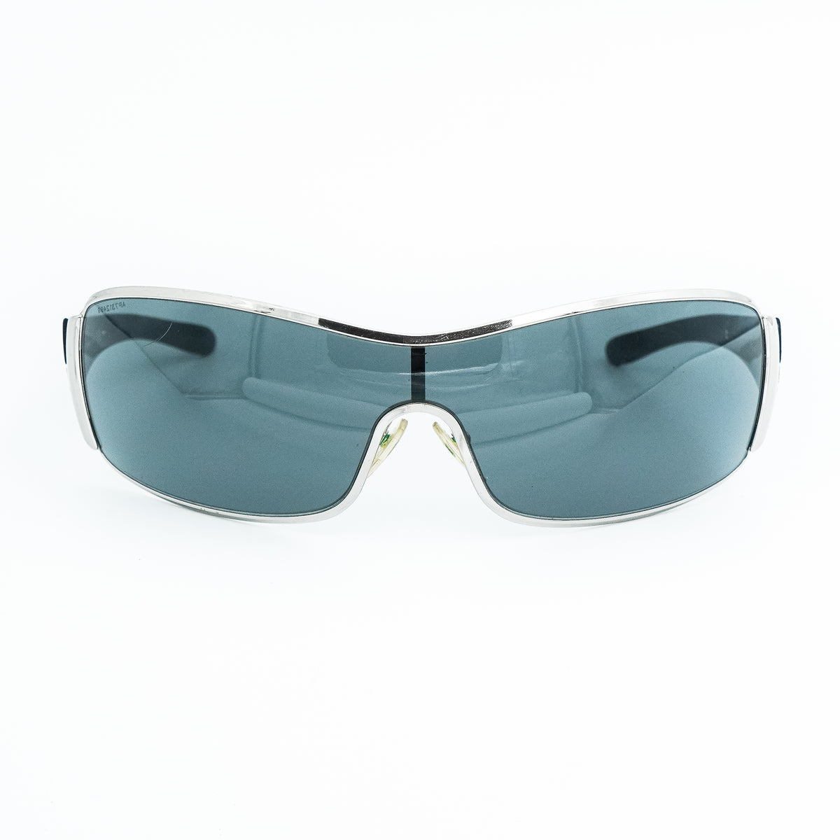 Prada SPR 53H Black Shield Mask Sunglasses Vintage