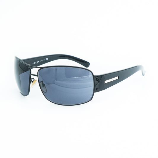 Prada SPR 61G Black Aviator Sunglasses Vintage
