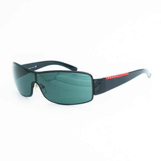 Prada SPS 52E Black Shield Mask Sunglasses Vintage