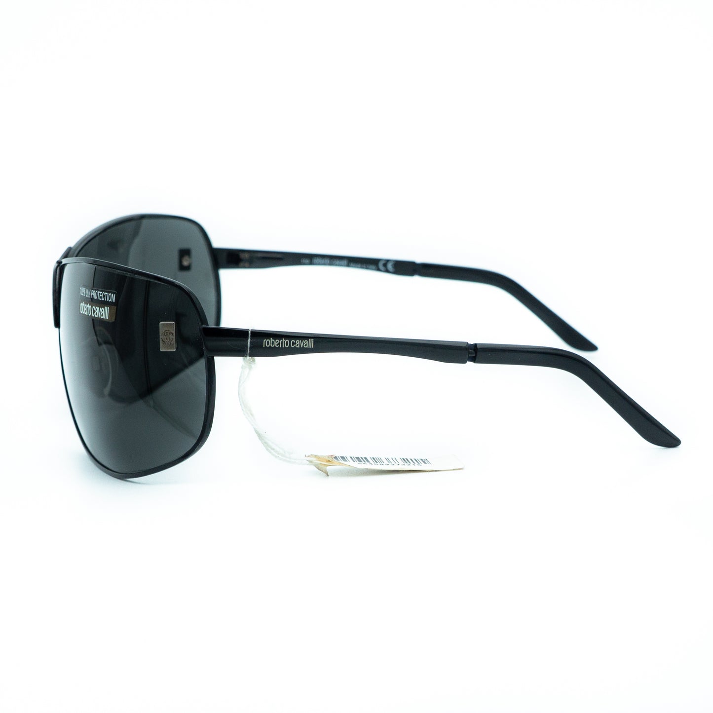 Roberto Cavalli Arpie 248S Black Shield Mask Sunglasses Vintage