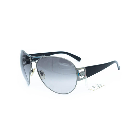 VERSACE mod 2039 Medusa aviator black vintage sunglasses