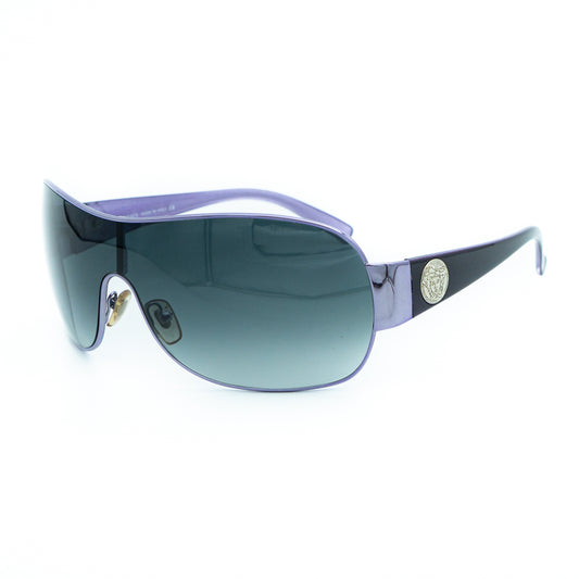 VERSACE mod 2078 Purple Shield Mask Sunglasses Vintage
