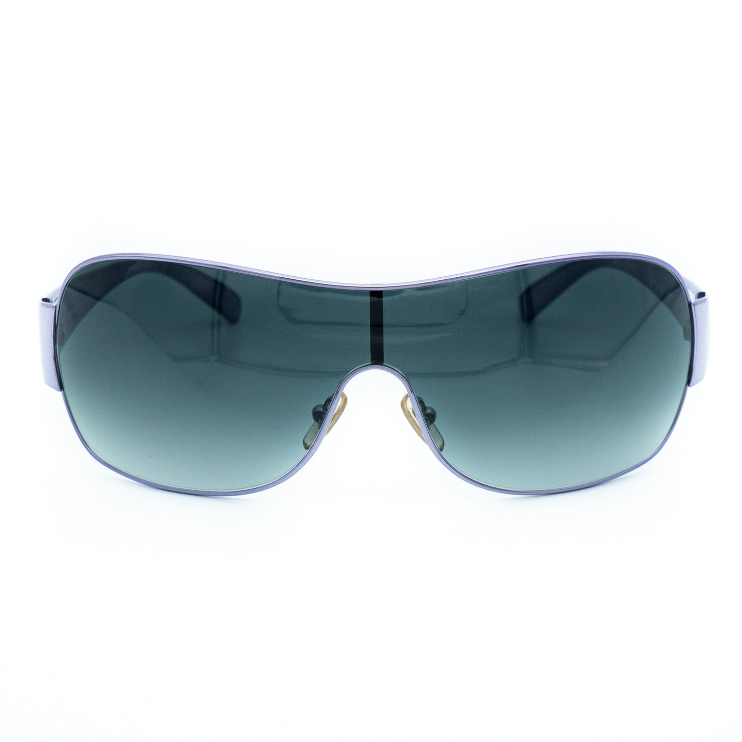VERSACE mod 2078 Purple Shield Mask Sunglasses Vintage