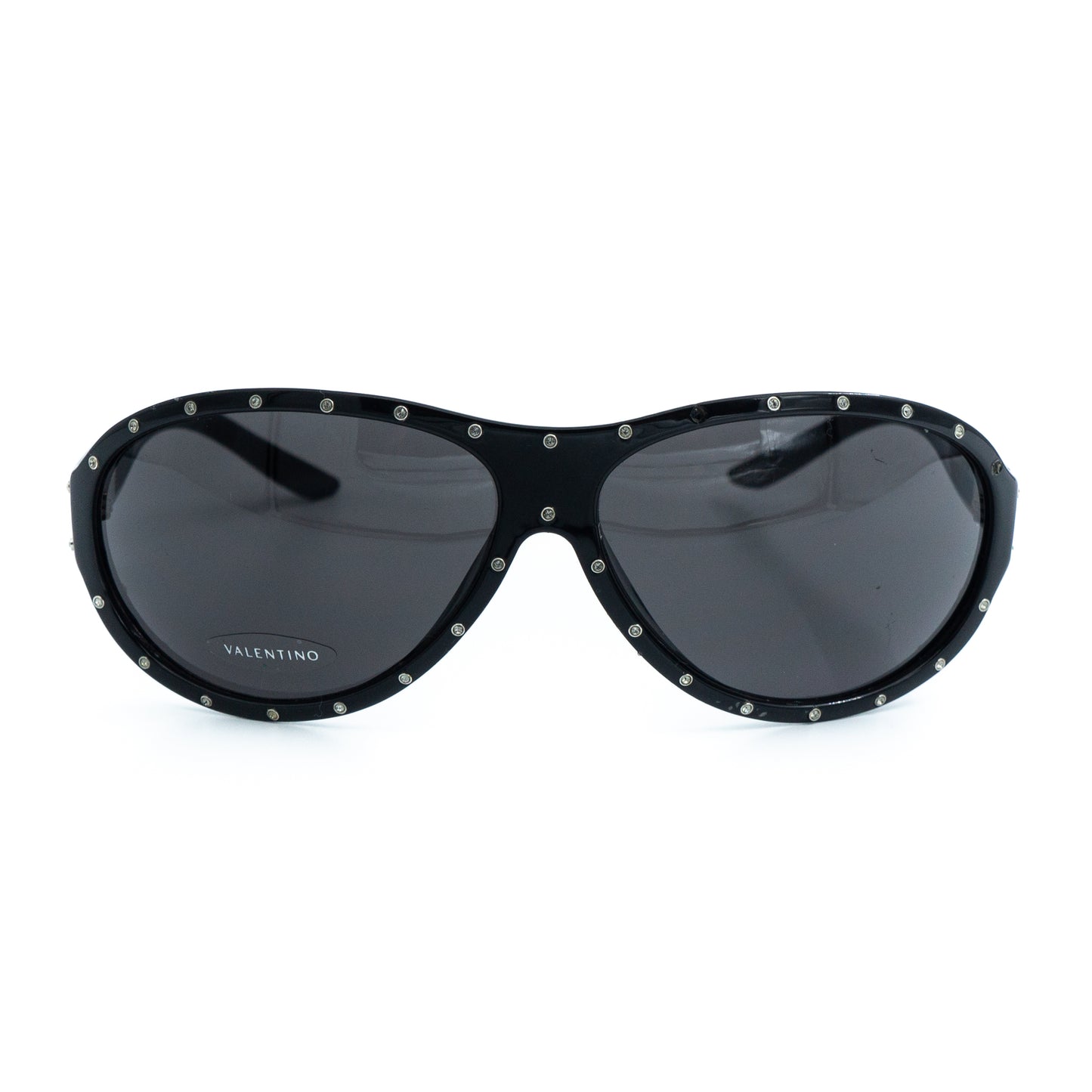 Valentino 5439/S Black Mask Women Sunglasses Vintage