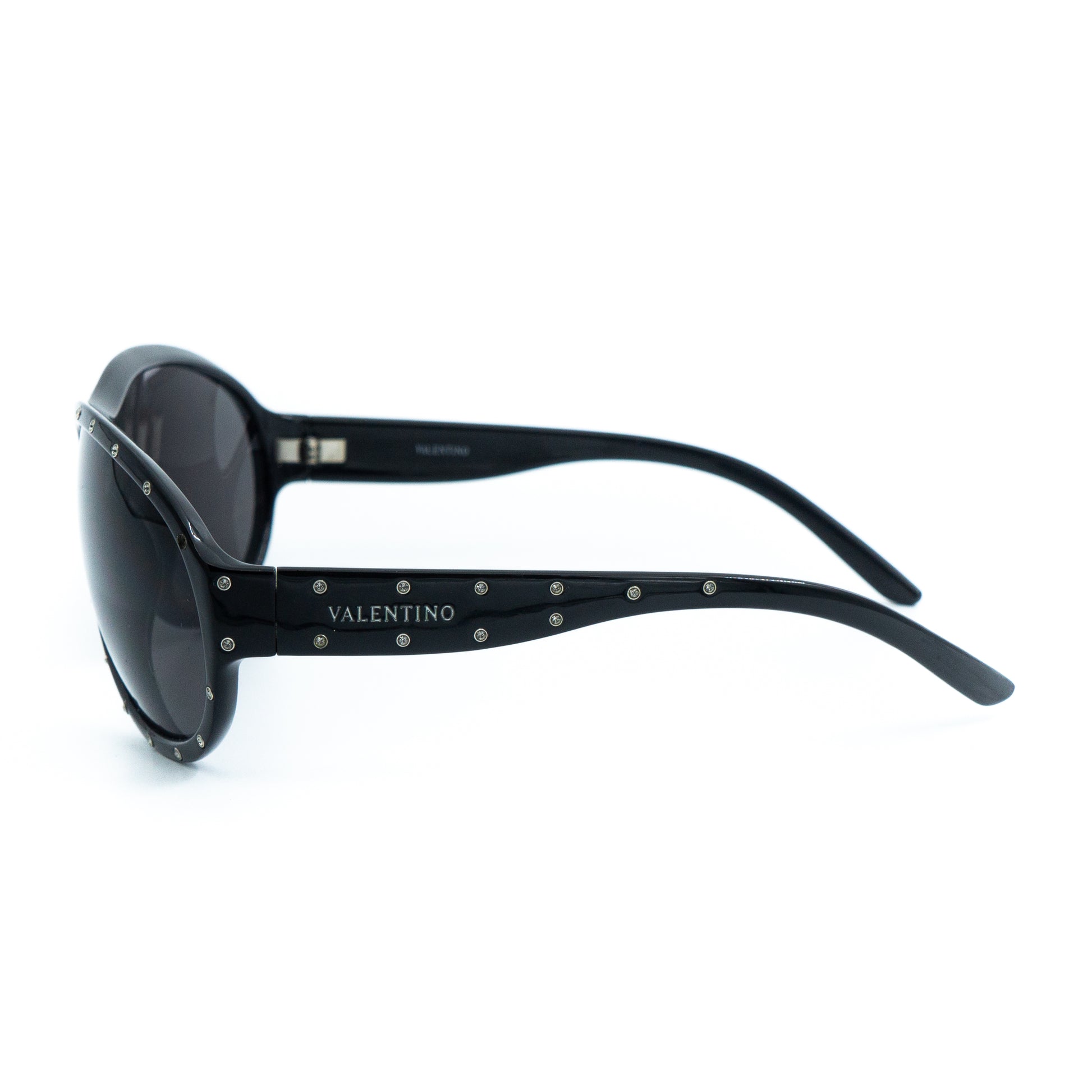 Valentino 5439/S Black Mask Women Sunglasses Vintage