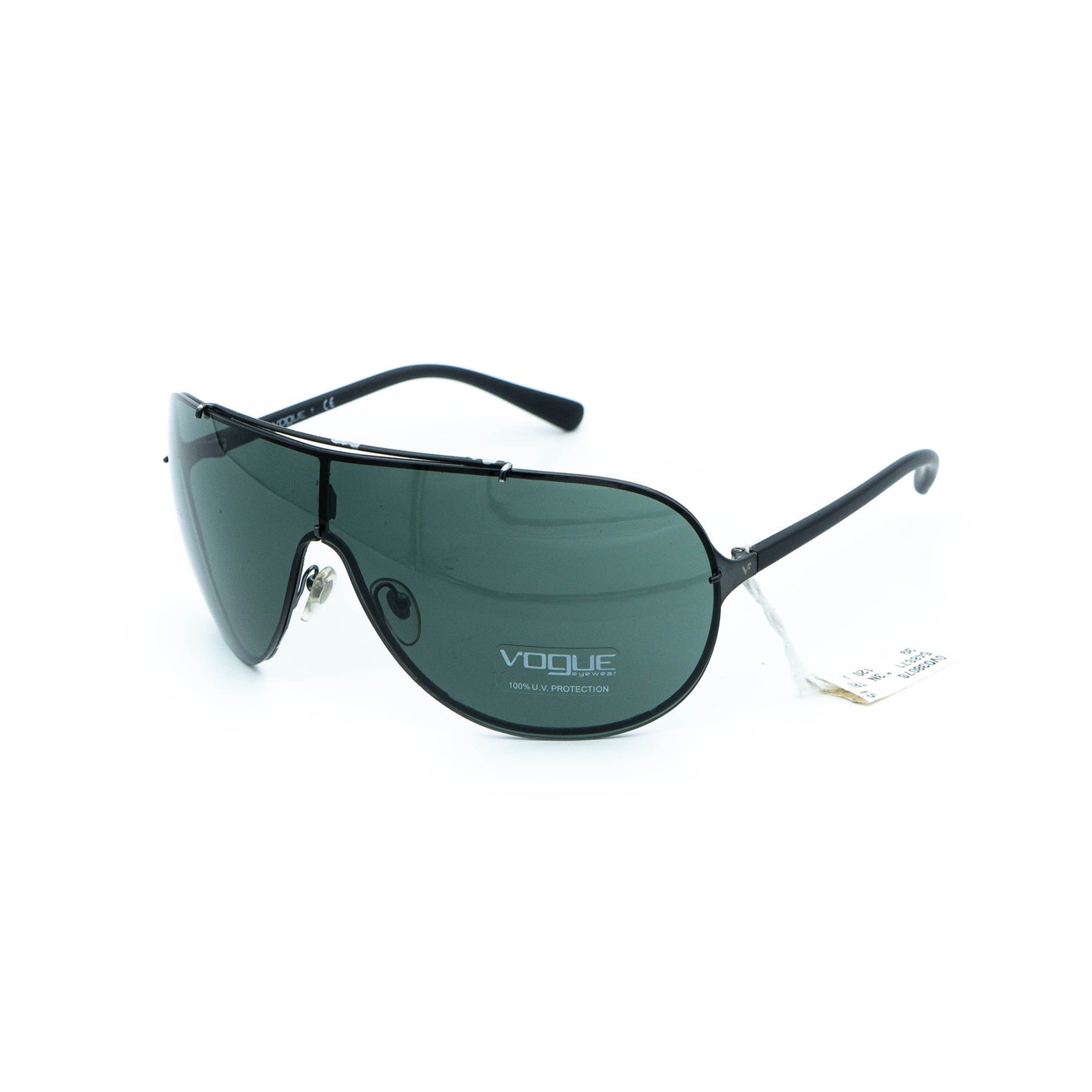 Vogue VO 3807 Black Mask Aviator Sunglasses Vintage