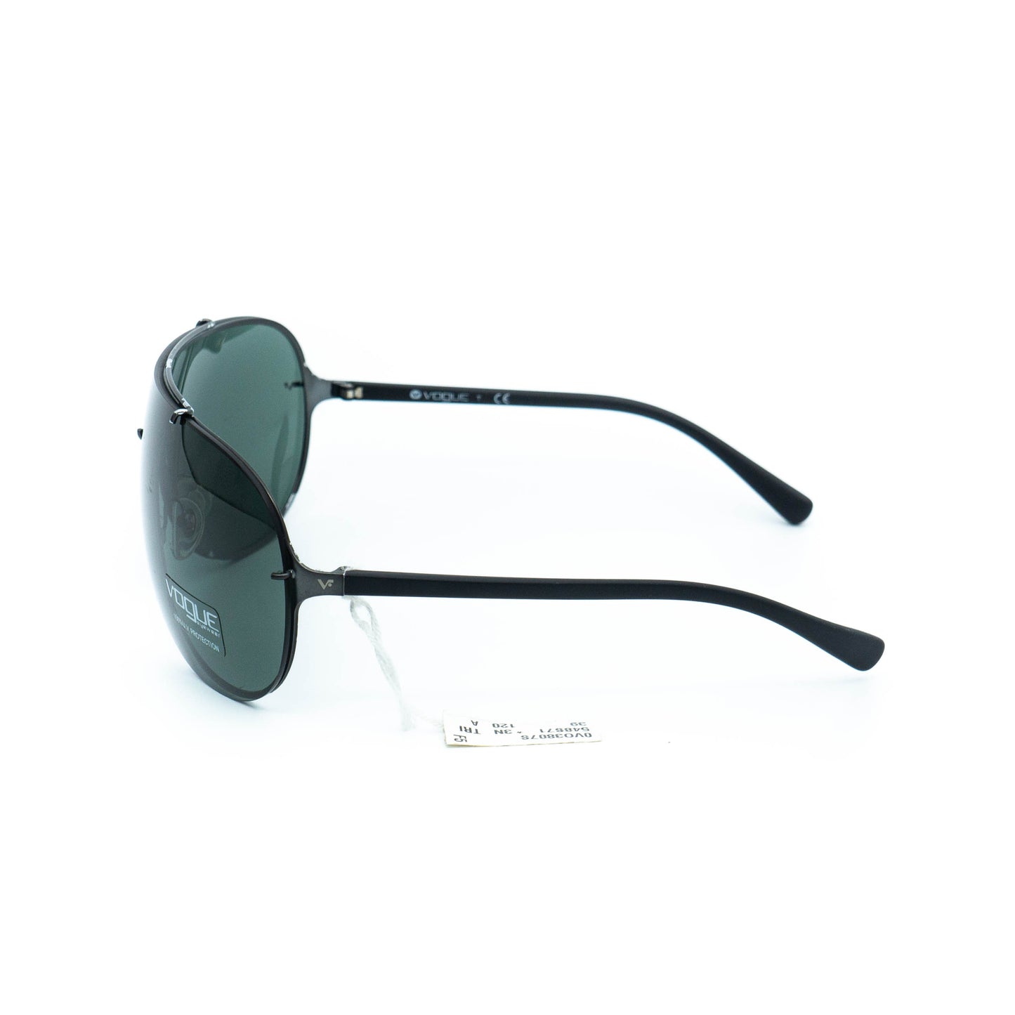Vogue VO 3807 Black Mask Aviator Sunglasses Vintage