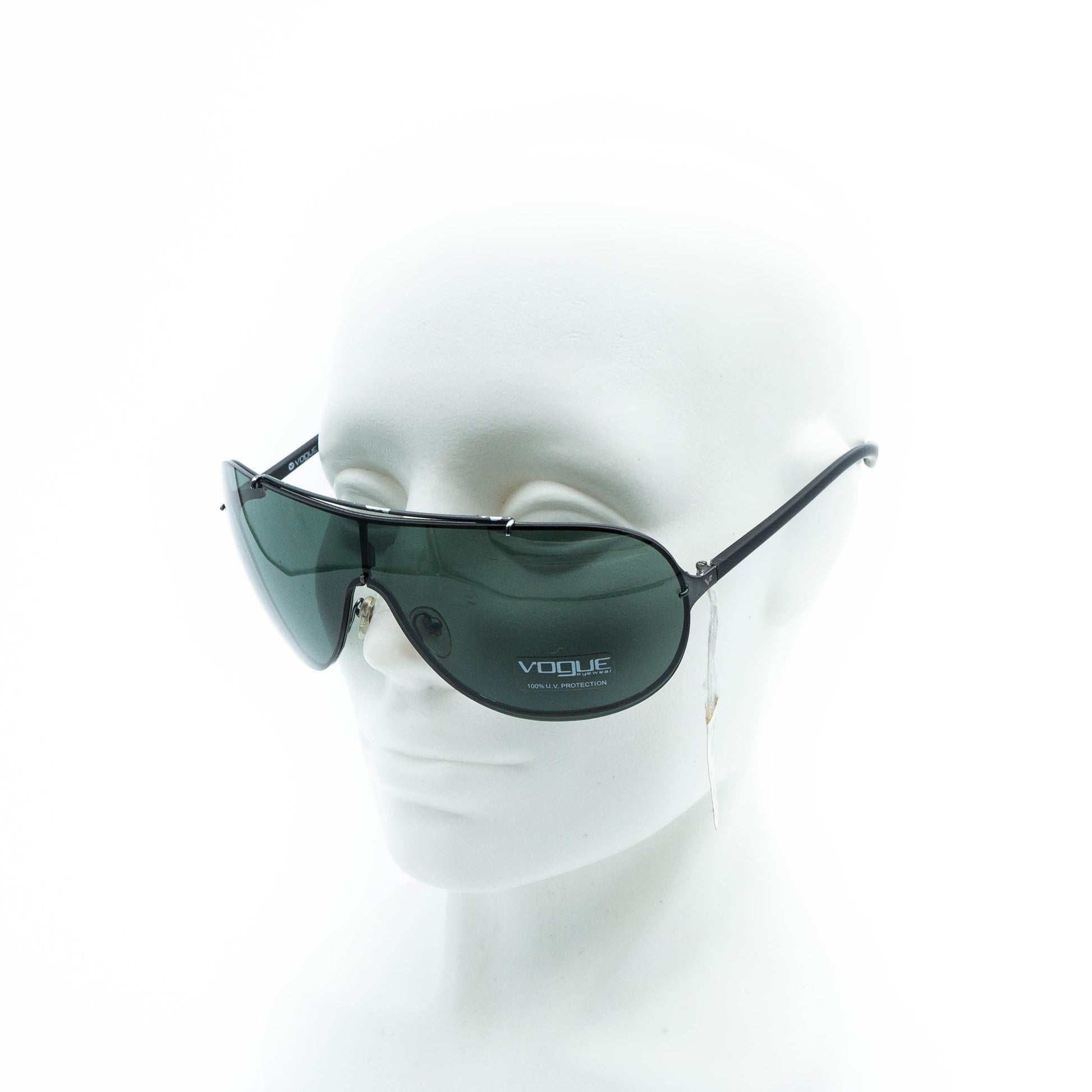 Vogue VO 3807 Black Mask Aviator Sunglasses Vintage