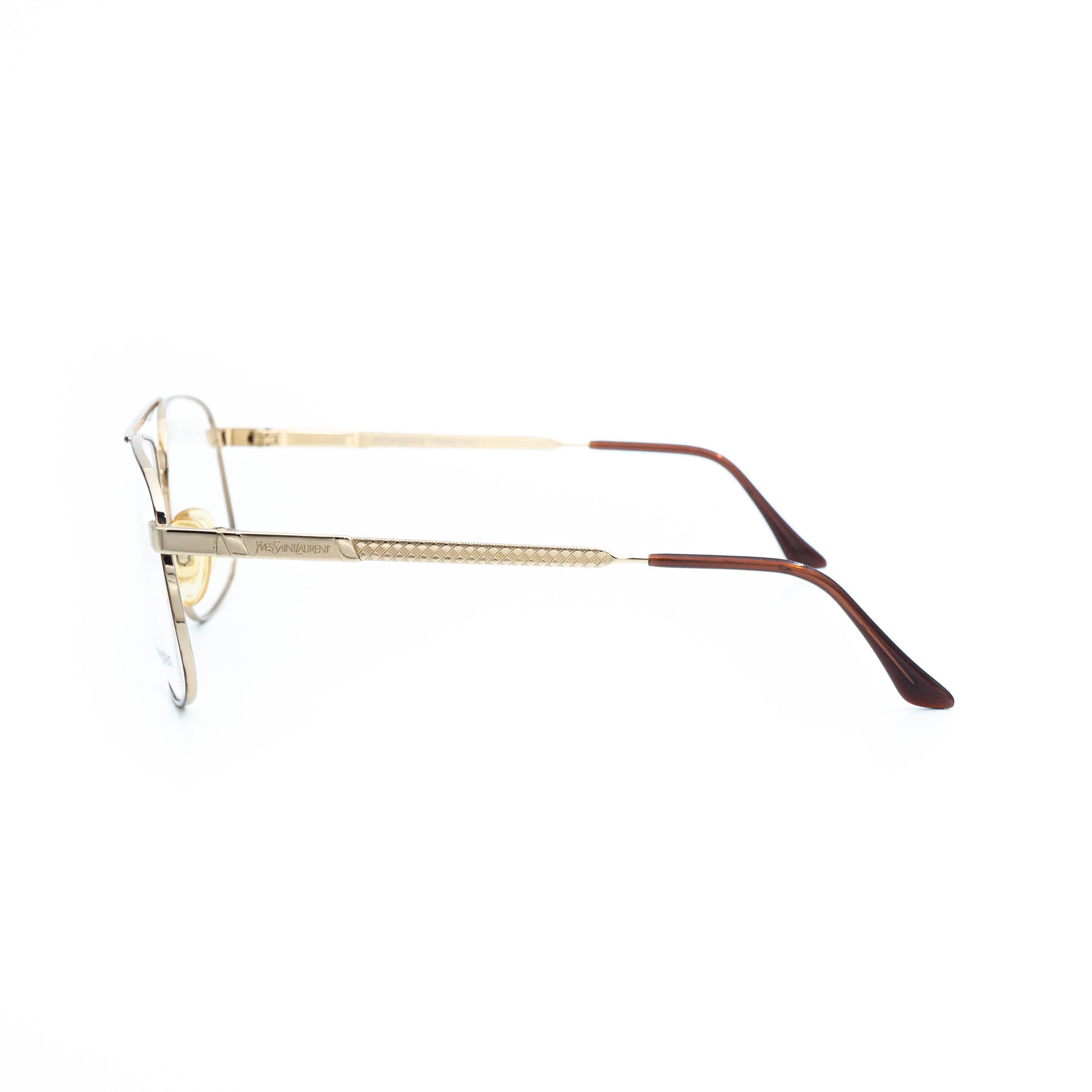 Yves Saint Laurent 4077 Gold Frame Sunglasses Vintage