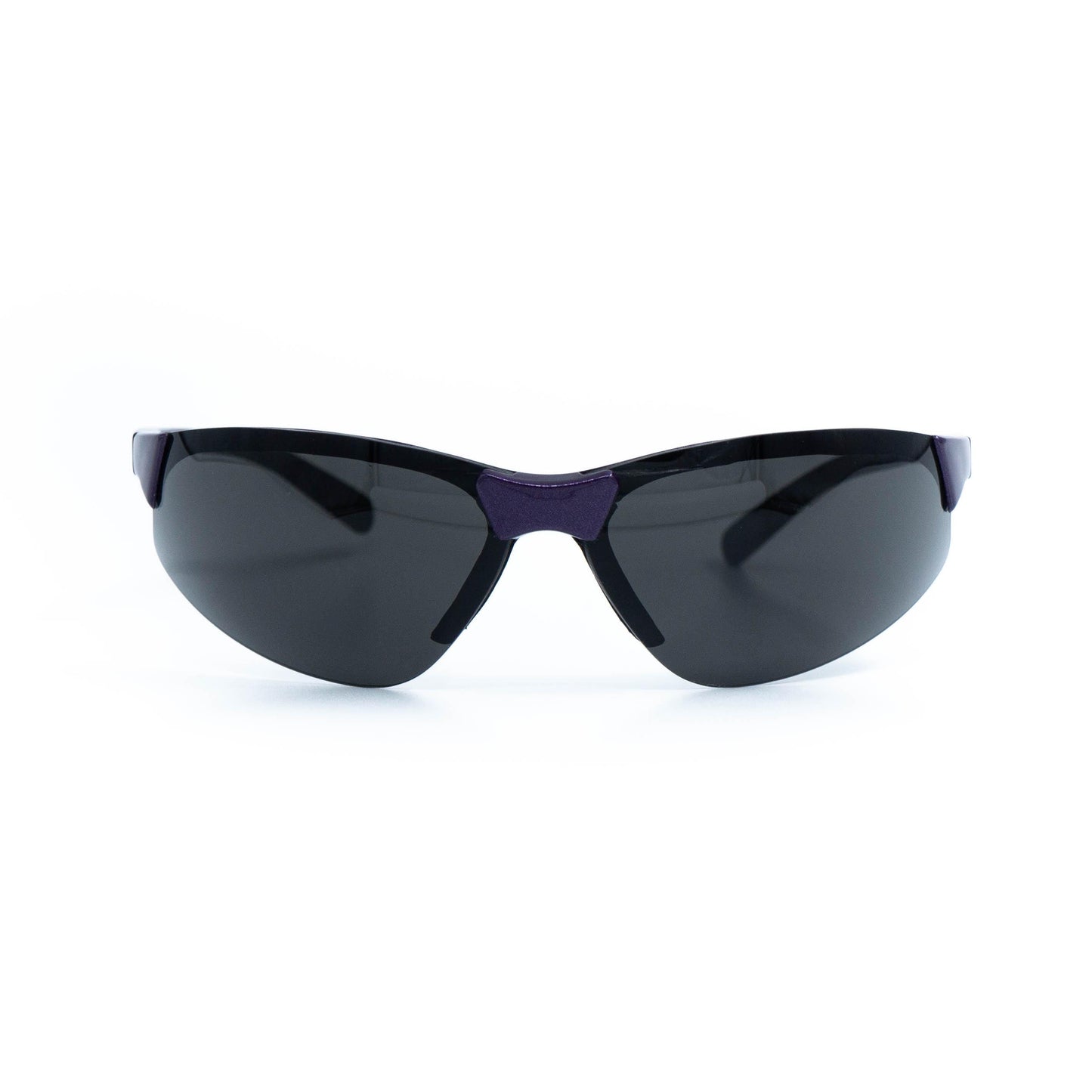 Prada SPS04A purple rimless sport sunglasses front view