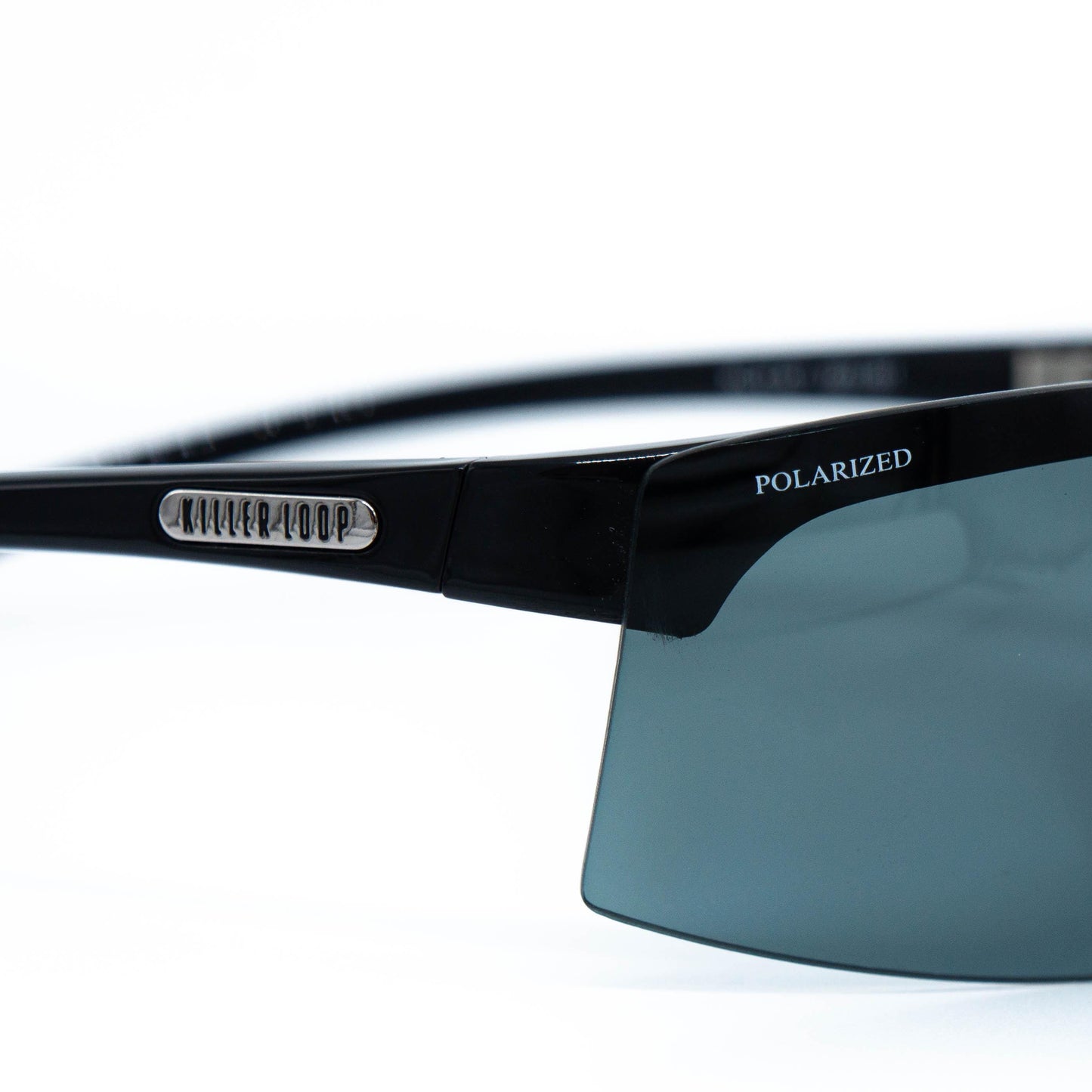 Killer Loop KL4147 Black Shield Sport Sunglasses Vintage