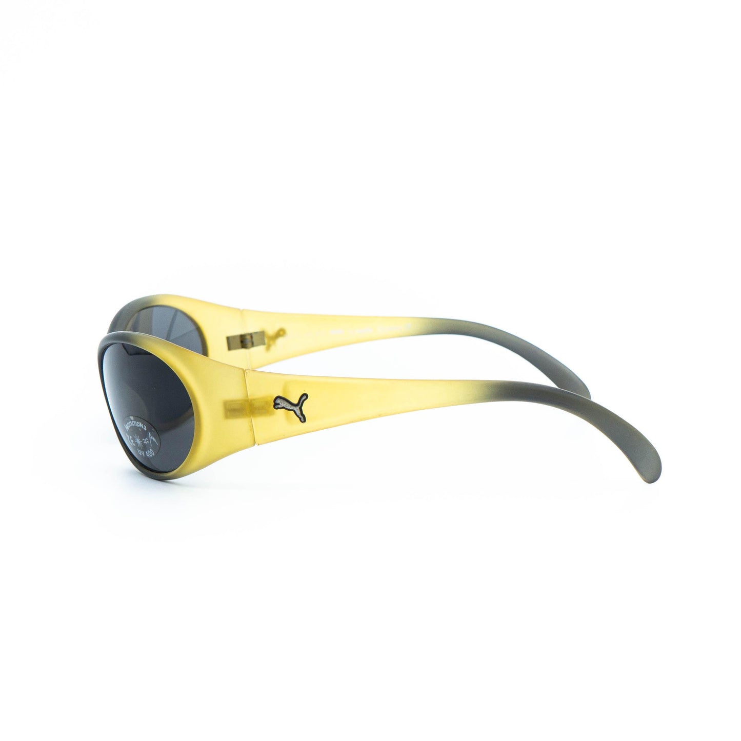 PUMA by Licefa Sport Yellow Oval sunglasses front view