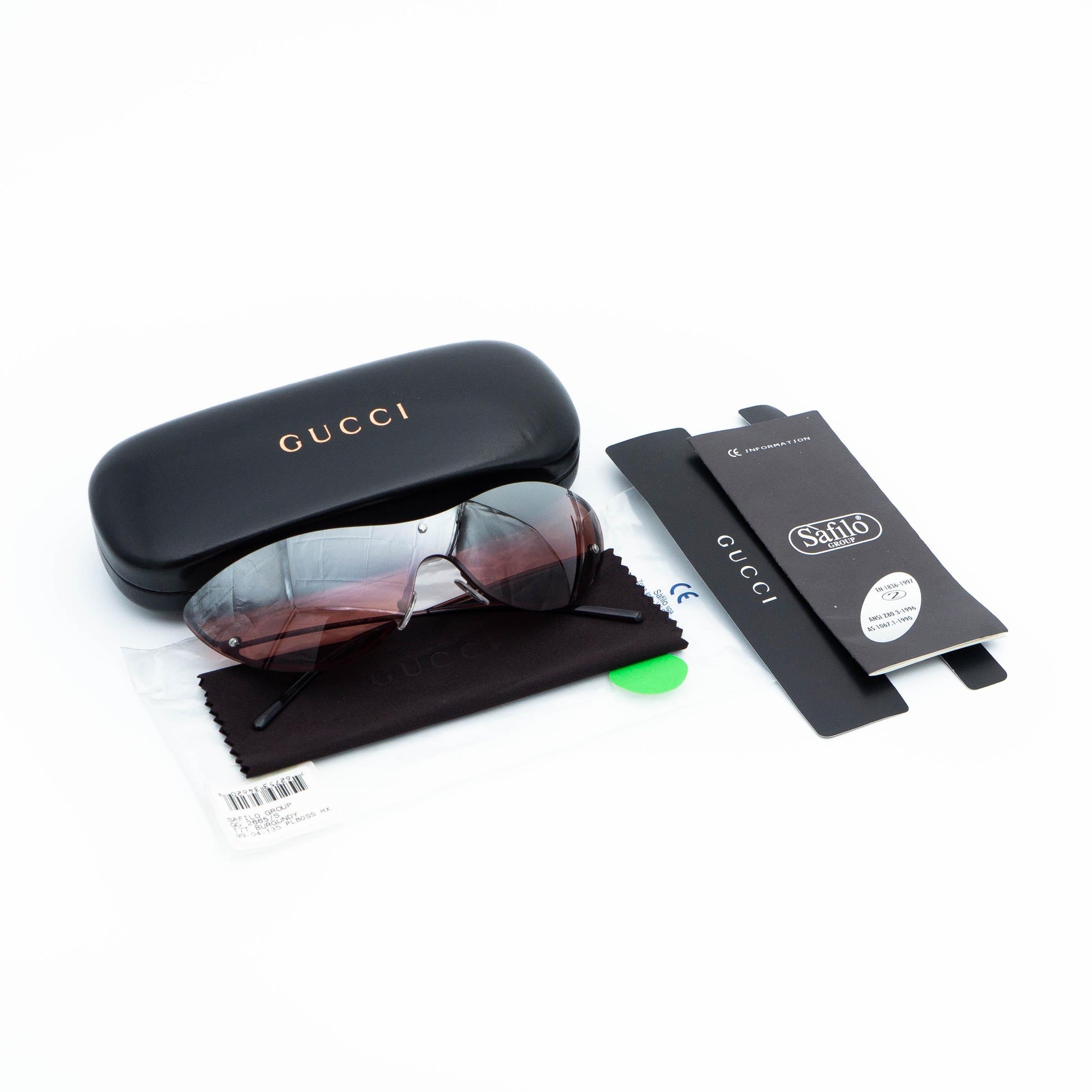 Gucci GG 2665/S vintage brown sunglasses with case