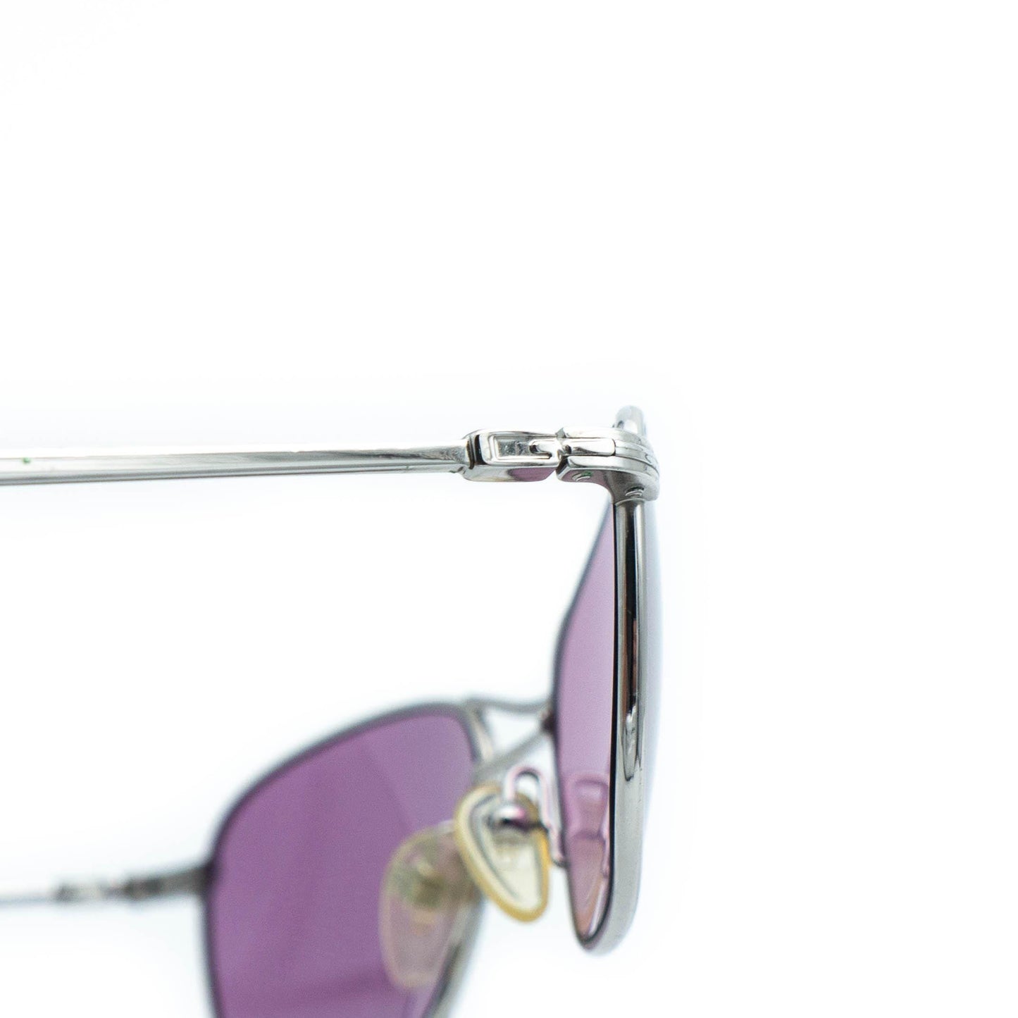 GUCCI GG 1618 Silver Purple Sunglasses Vintage