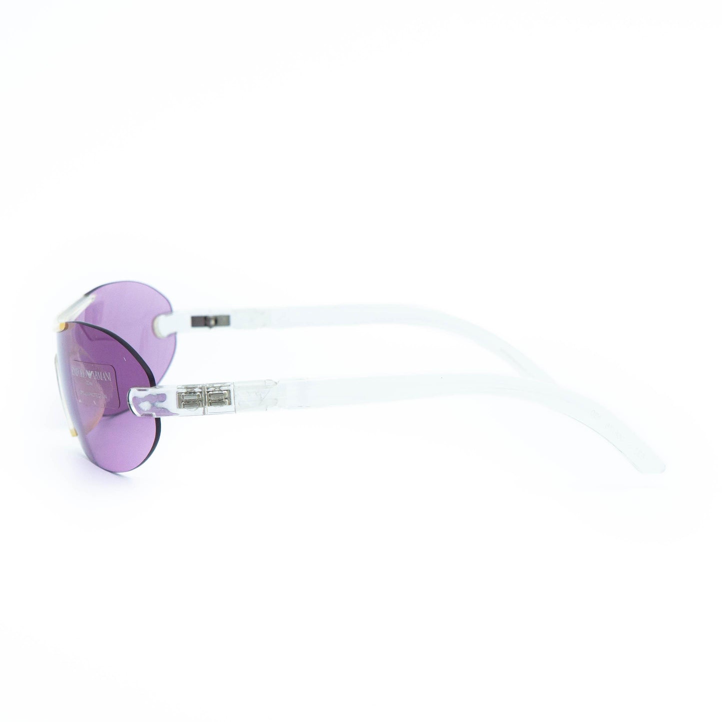 Emporio Armani 633-S purple shield vintage sunglasses