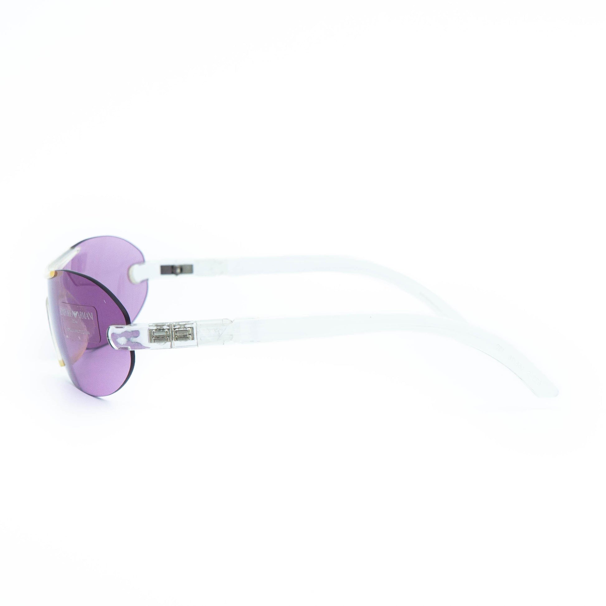 Emporio Armani 633-S purple shield vintage sunglasses