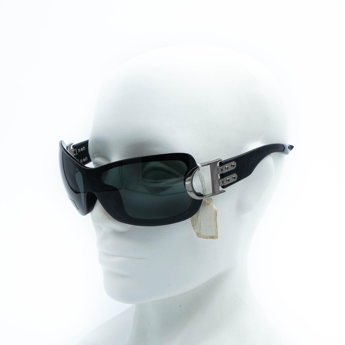 DIOR AIRSPEED 2 black shield mask vintage sunglasses