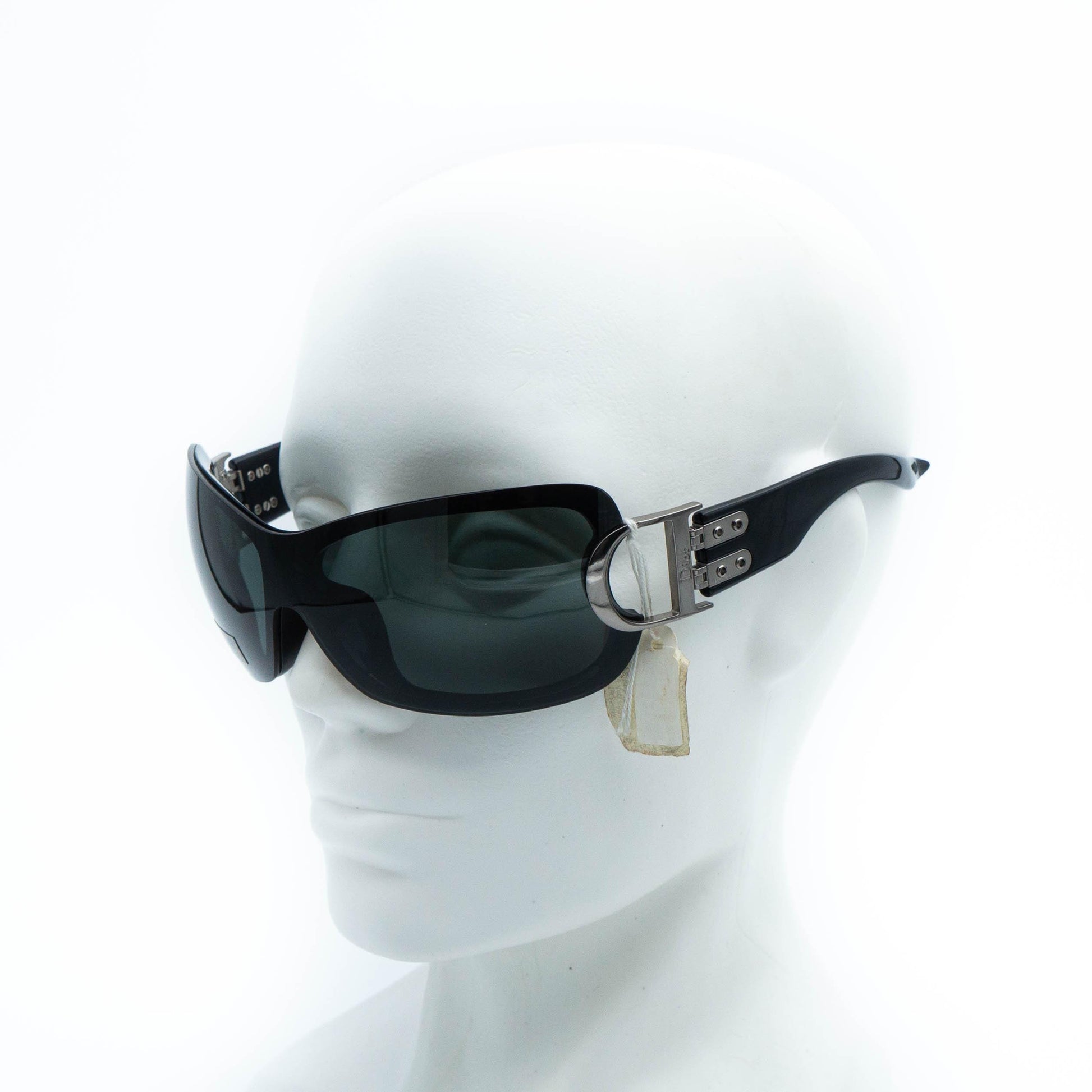 DIOR AIRSPEED 2 black shield mask vintage sunglasses
