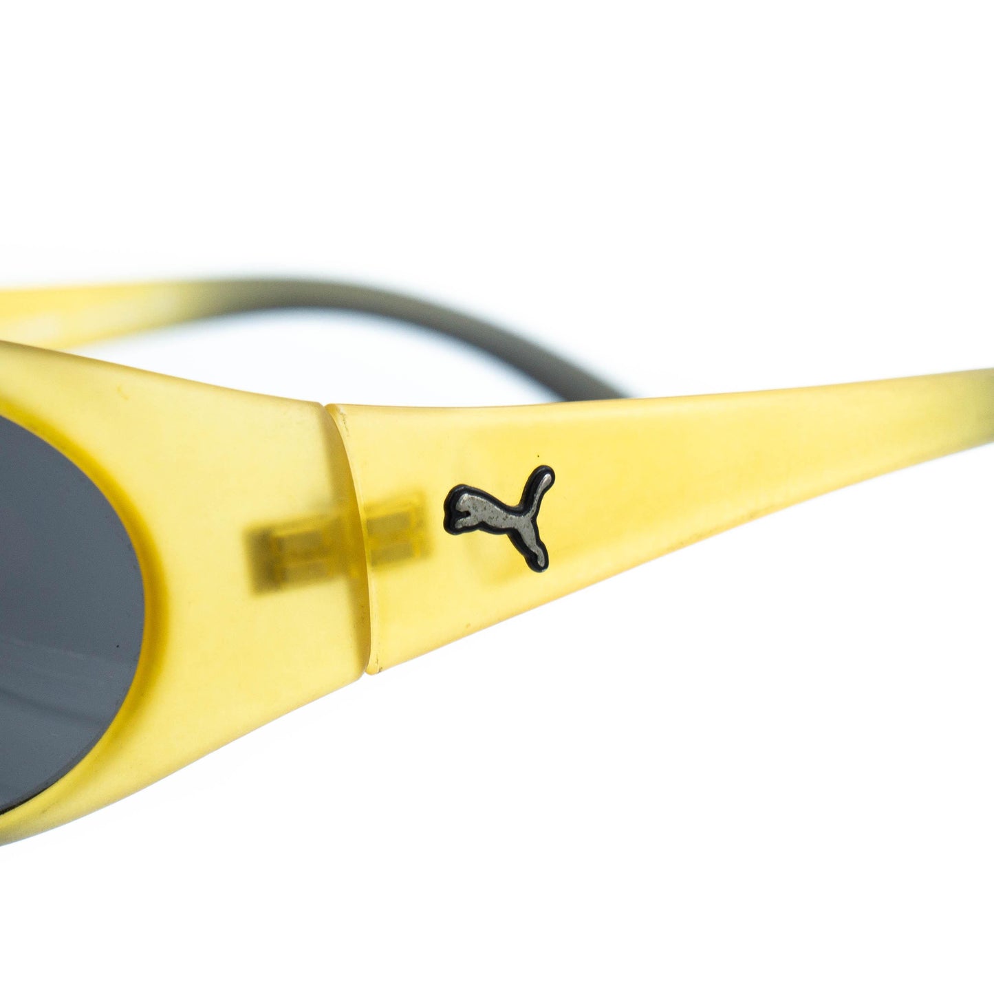 Temple detail showing PUMA logo and sporty frame design