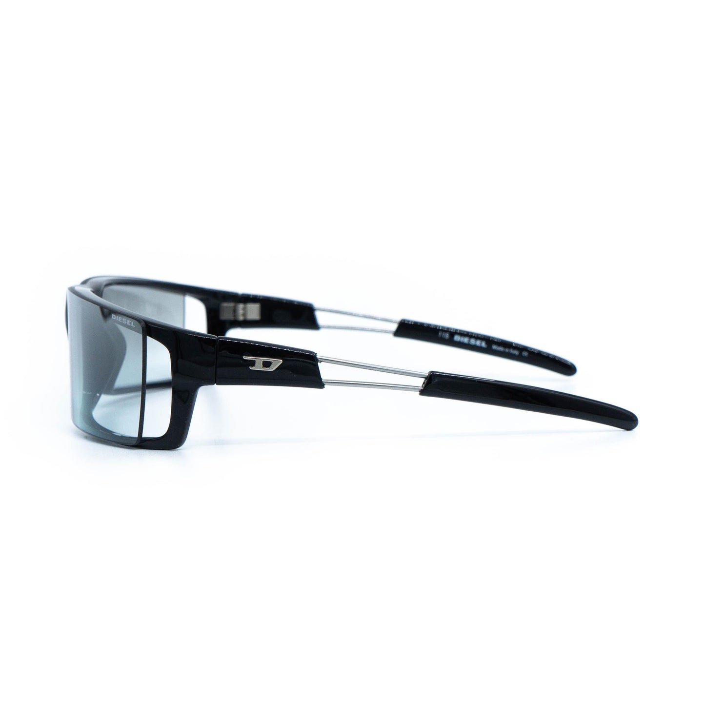 Diesel Nite Vision Shield black sunglasses front view