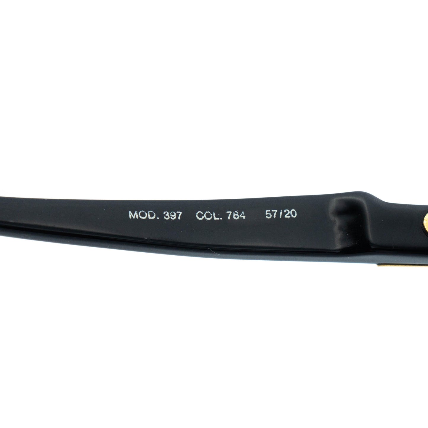 Gianni Versace Mod 397 Black Gold Rare Sunglasses Vintage