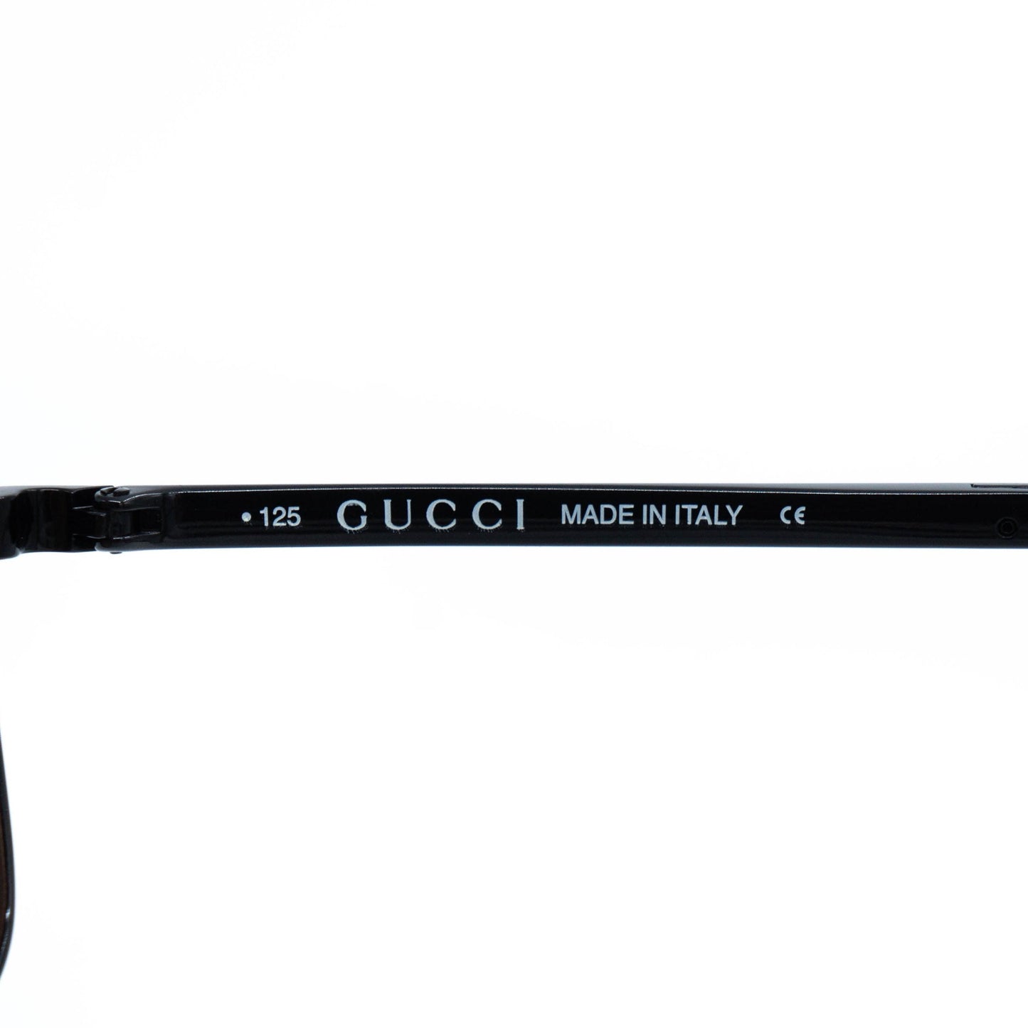 Detail of model code and Made in Italy engraving