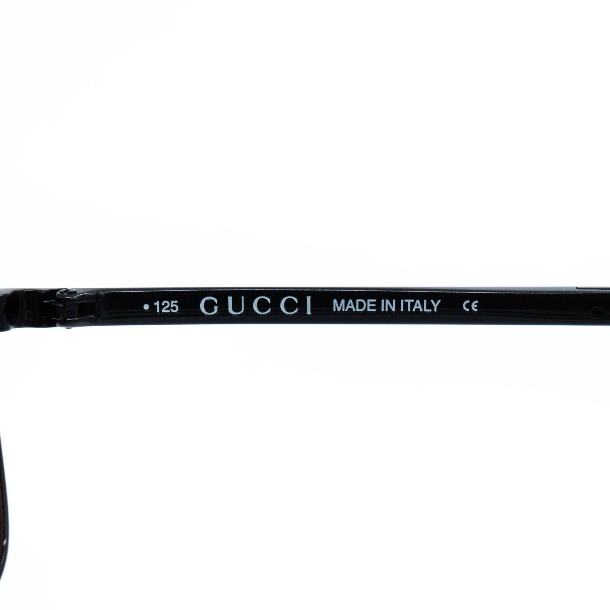 Detail of model code and Made in Italy engraving