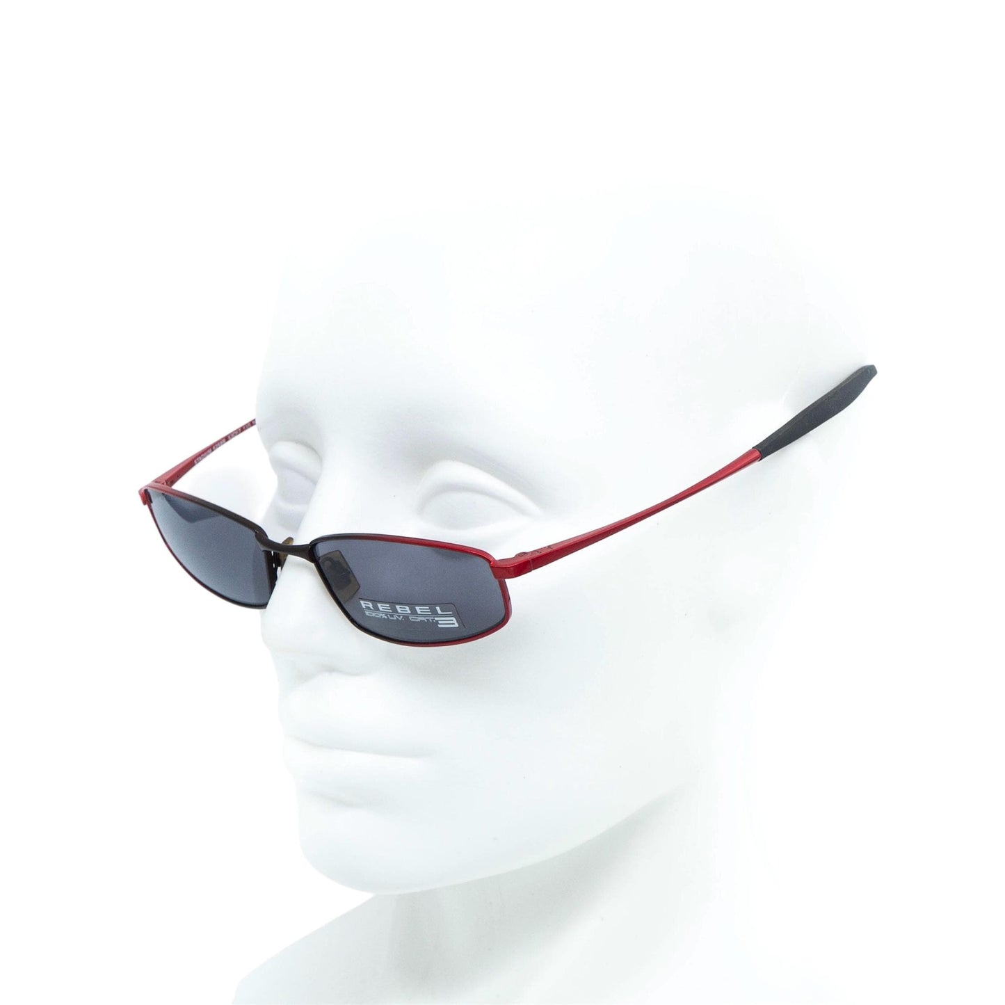 REBEL Stadium 6258R Red Sport Metal Vintage Sunglasses
