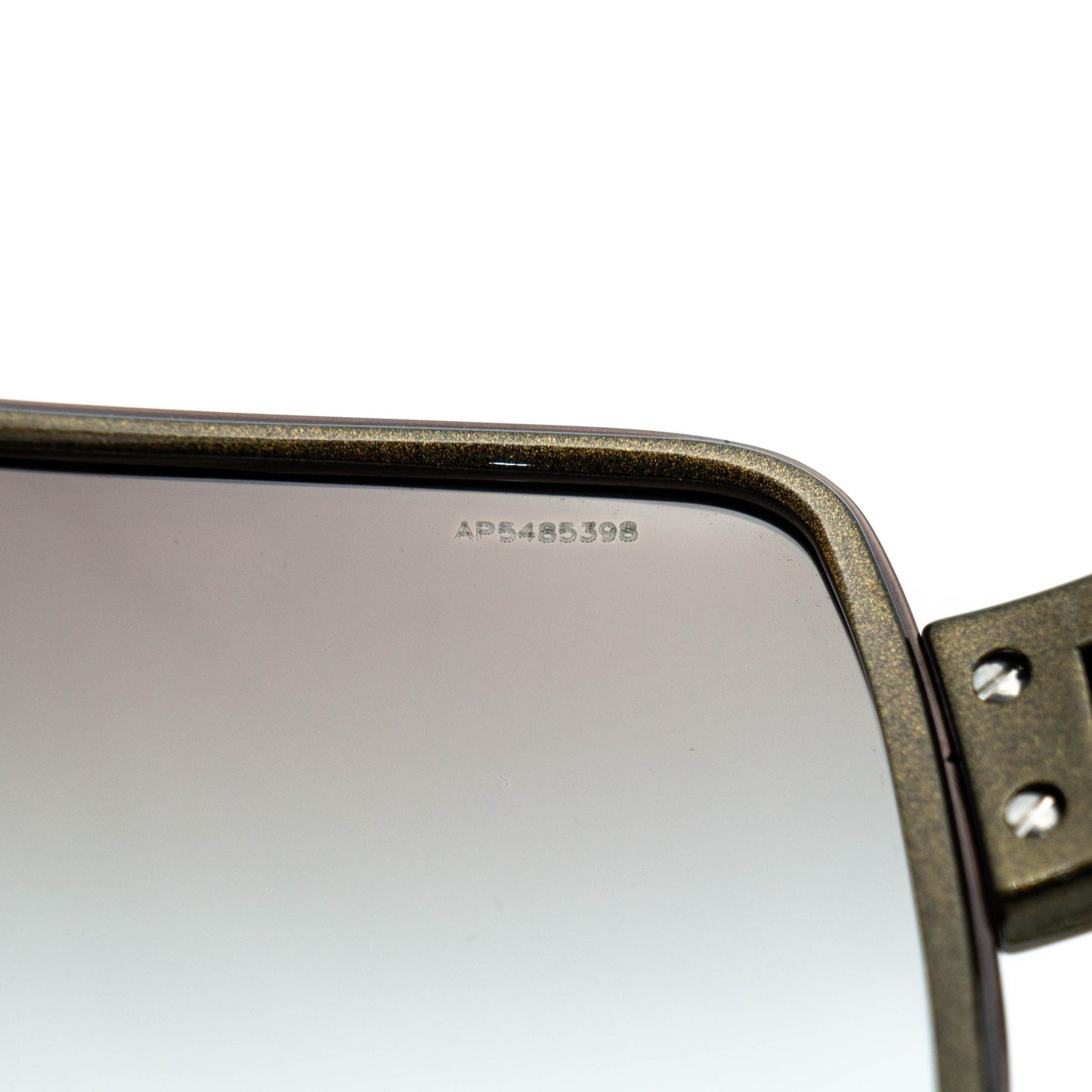 PRADA SPS 55G Green Khaki Shield Mask Sunglasses Vintage