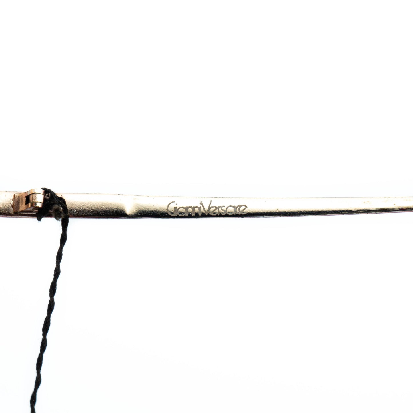 Gianni Versace Square Gold Purple Sunglasses Vintage