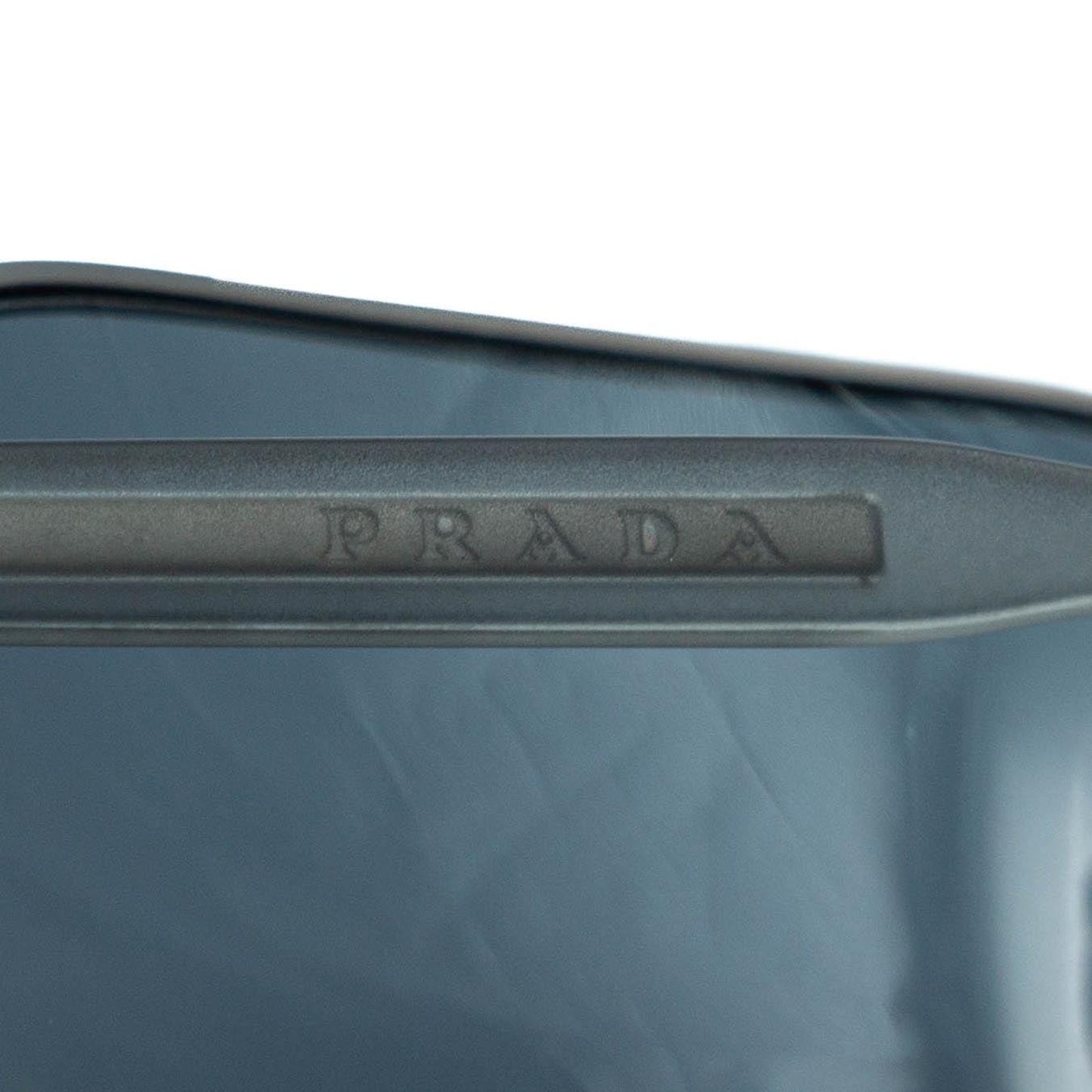 PRADA SPR 59C Gray Rectangular Sunglasses Vintage 00s