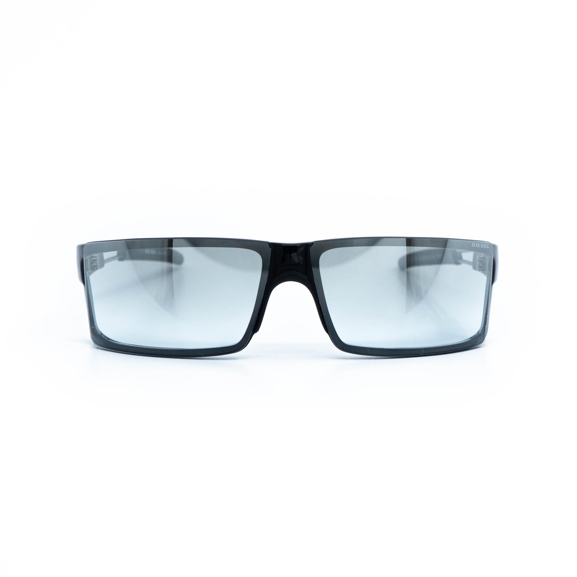 Diesel Nite Vision Shield black sunglasses front view