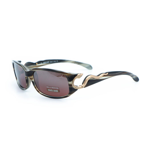 Roberto Cavalli Elio 102S Gold Sunglasses Vintage