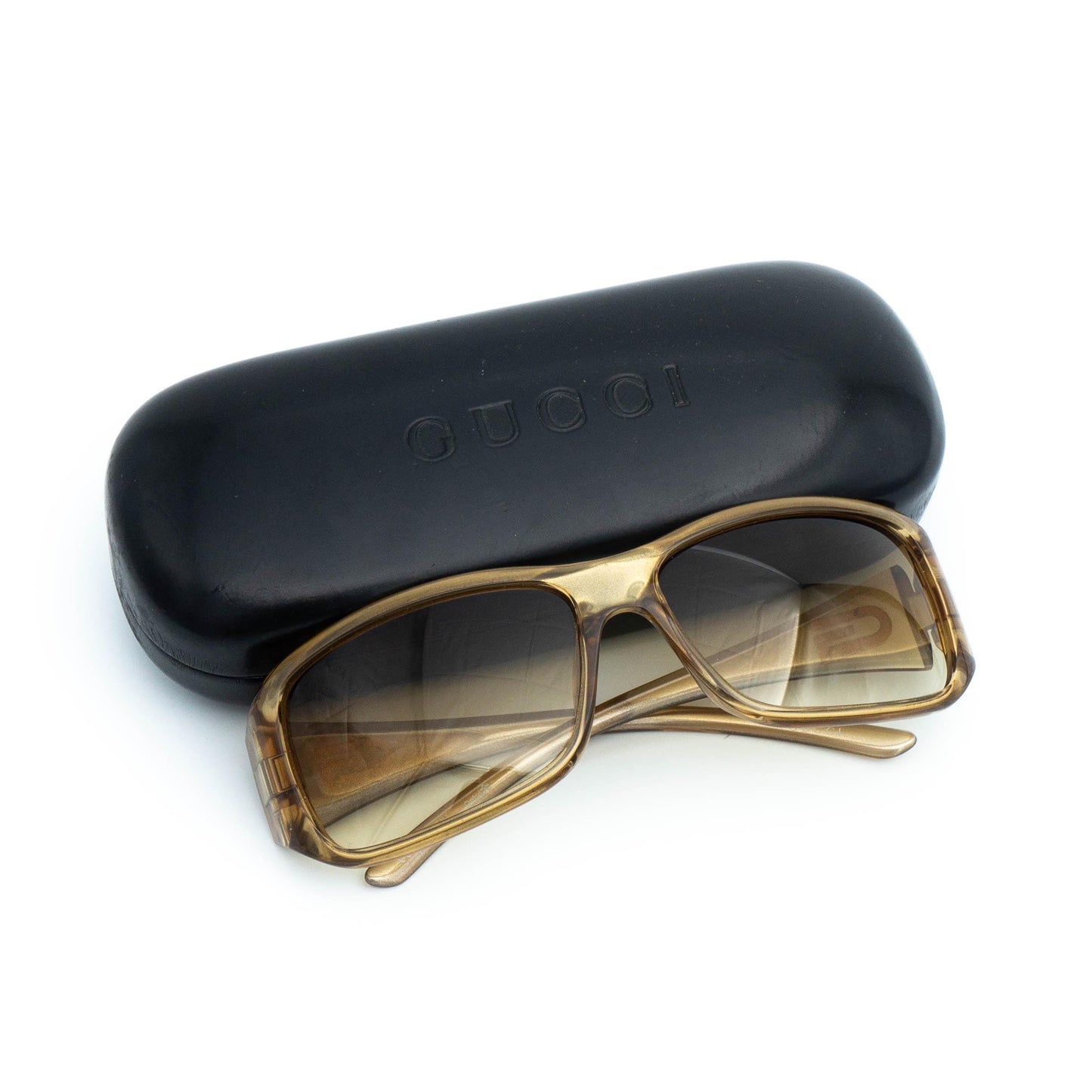 Gucci GG 2550/S Logo Gold Sunglasses Vintage