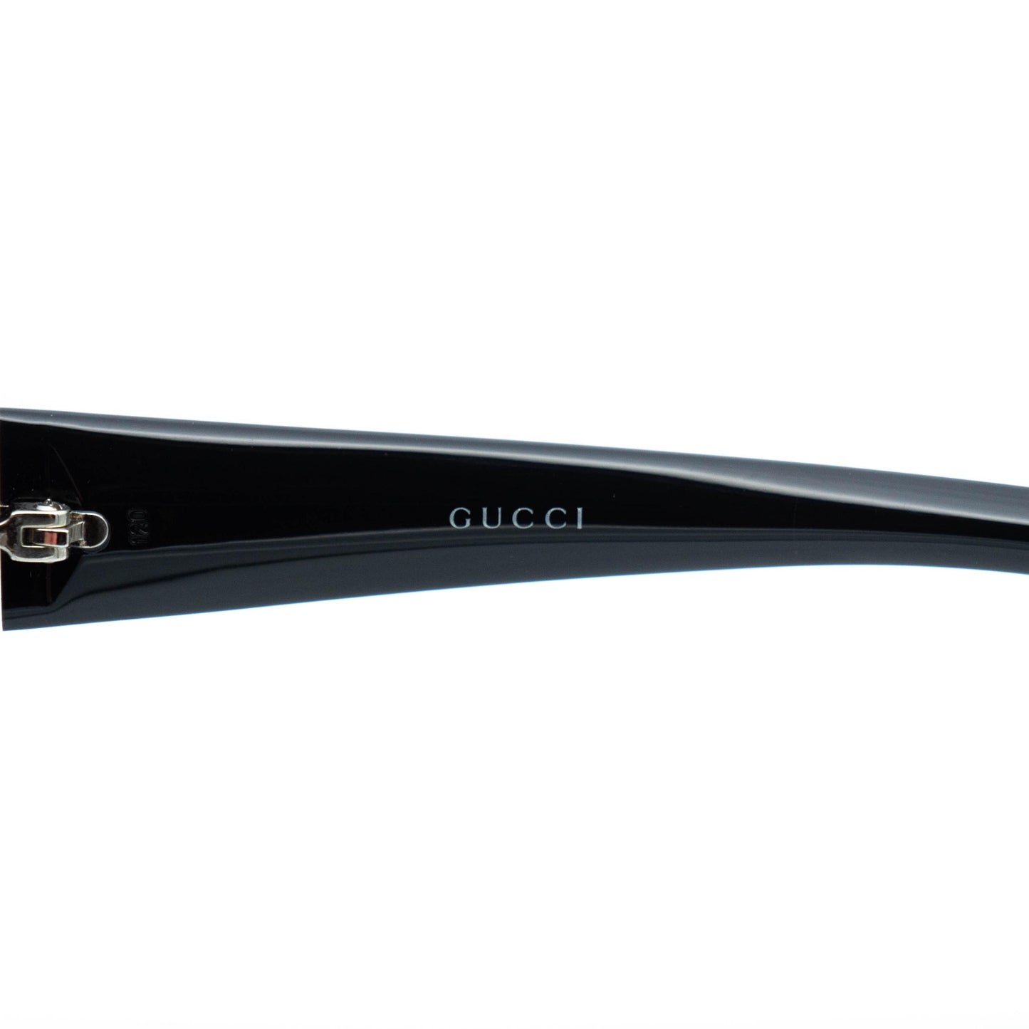 GUCCI GG 2515 Black Rectangular Sunglasses Vintage