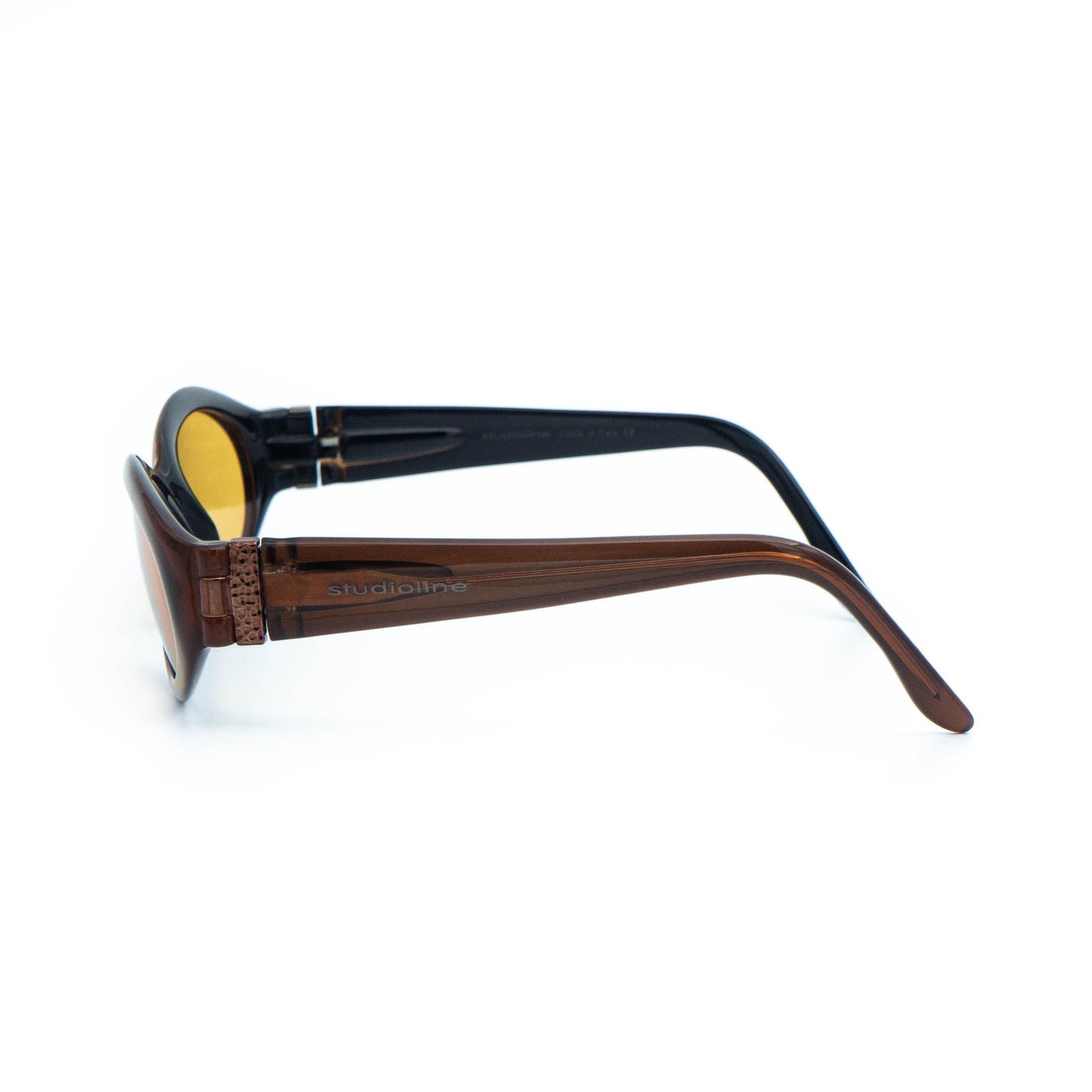 Studioline 7041 brown oval vintage sunglasses