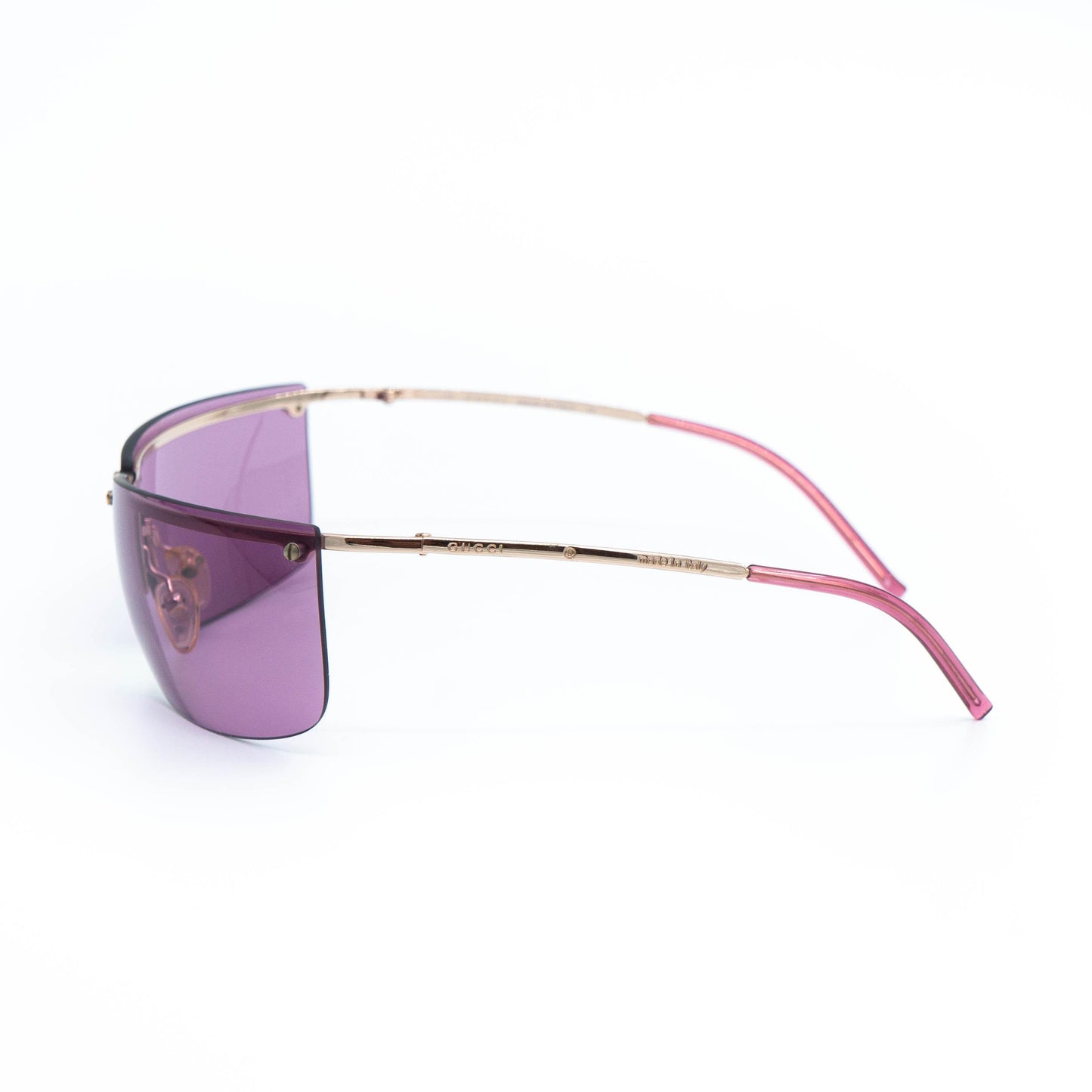 Gucci GG 2653/S purple shield sunglasses front view