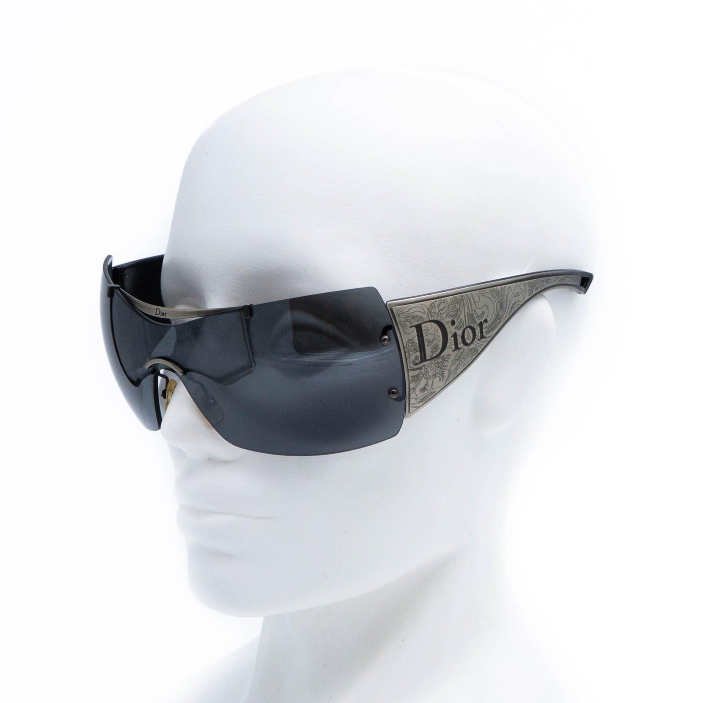 Christian DIOR WESTERN Wrap Mask Sunglasses Vintage 00s