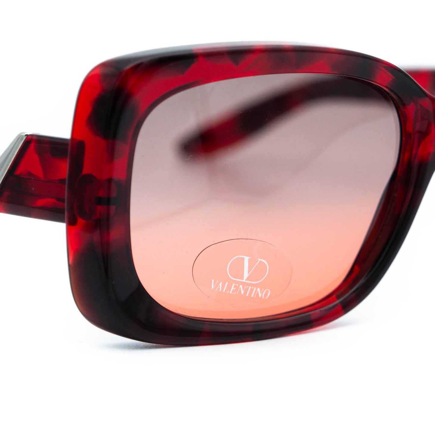 Valentino 5150/S Red Oversized Sunglasses Vintage