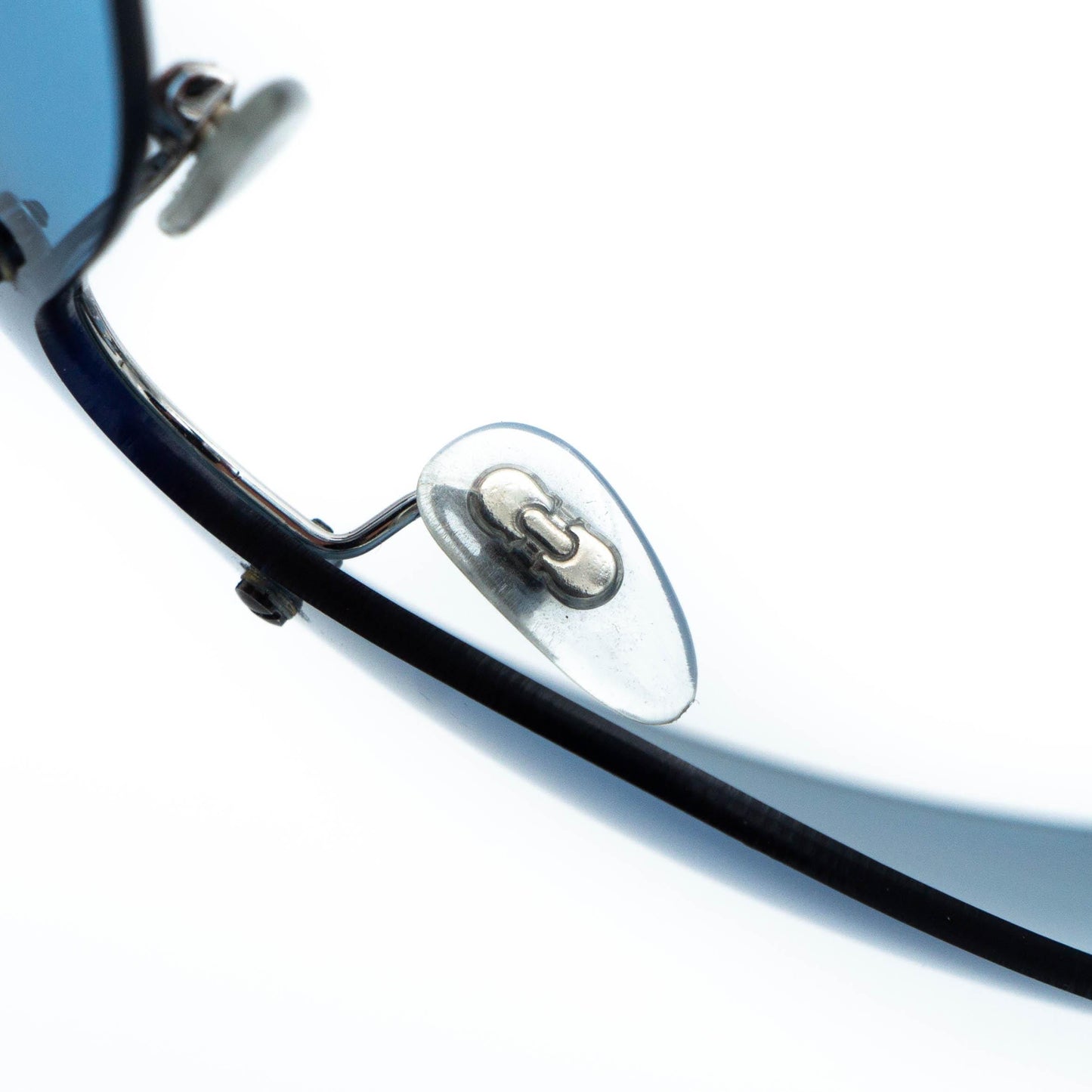 Salvatore Ferragamo 1058 Blue Shield Sunglasses Vintage